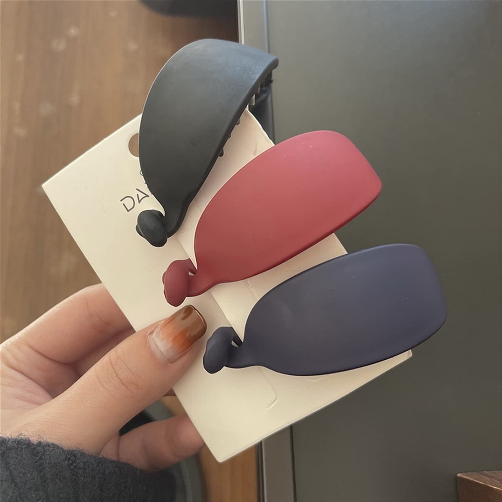 Cute Candy Color Banana Hair Clips for Women & Girls - Sweet Lavender Hair Claws, Ponytail Holders & Hairpins | Perfect for School, Parties & Everyday Styling