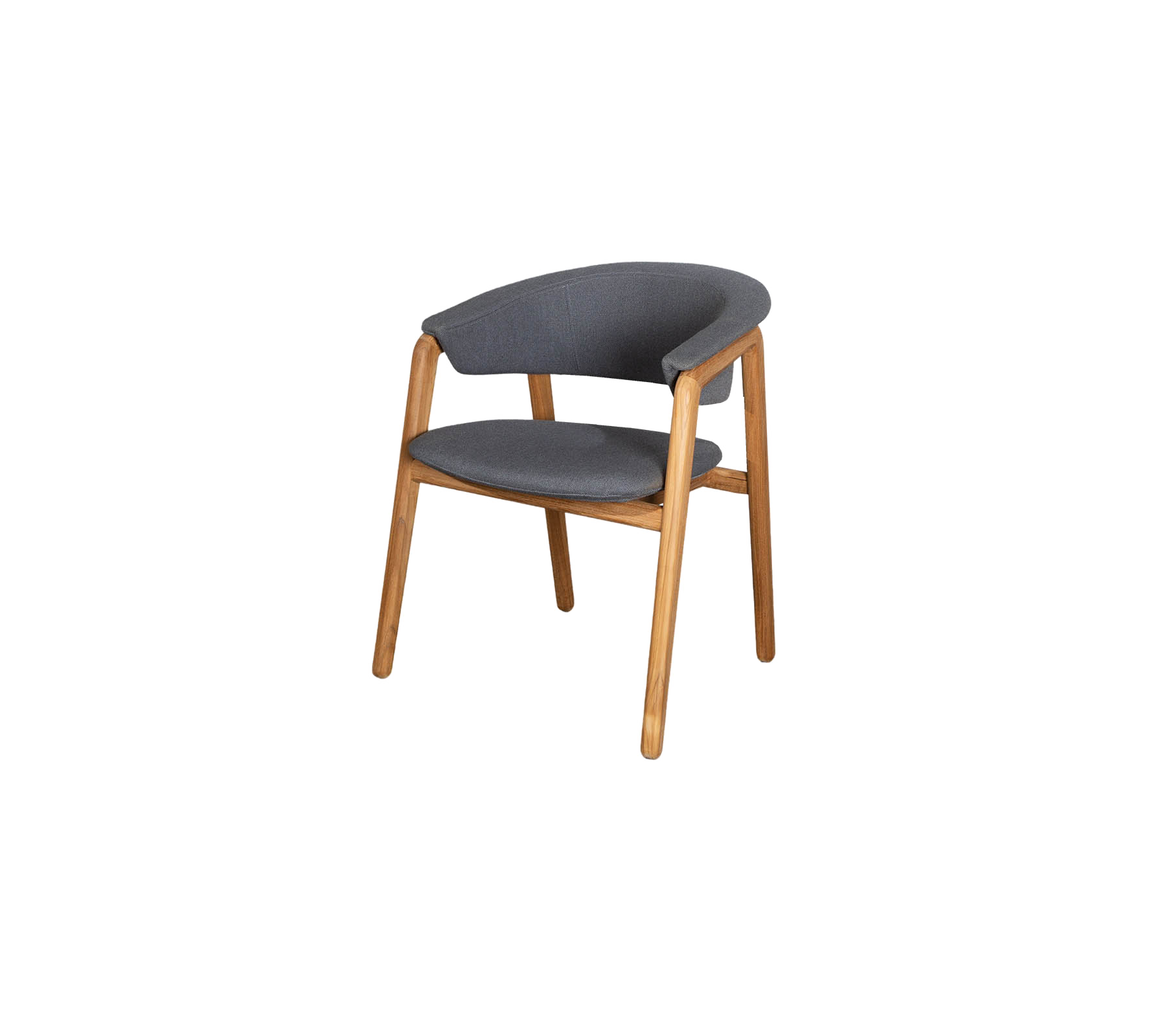Luna Armchair - Modern Accent Chair for Living Room, Bedroom & Office - Comfortable Upholstered Lounge Chair with Wooden Legs - Perfect for Relaxing, Reading & Decorating Your Home