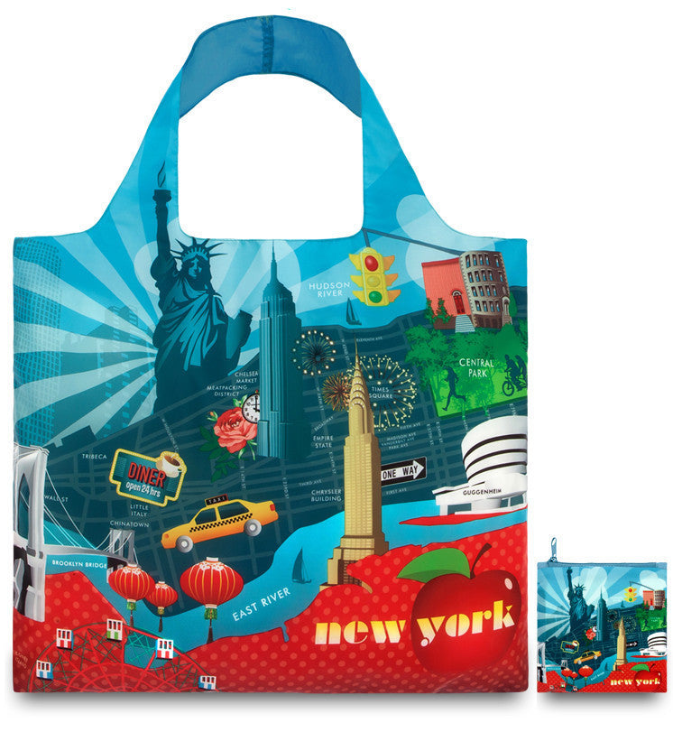 LOQI URBAN Collection Tote Bag - Stylish & Durable Reusable Shopping Bag for Groceries, Travel & Everyday Use