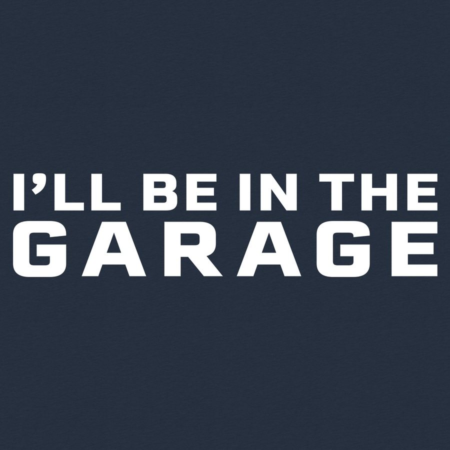 Funny Garage T-Shirt for Men & Women - Midnight Navy - Perfect for Car Enthusiasts & DIY Lovers