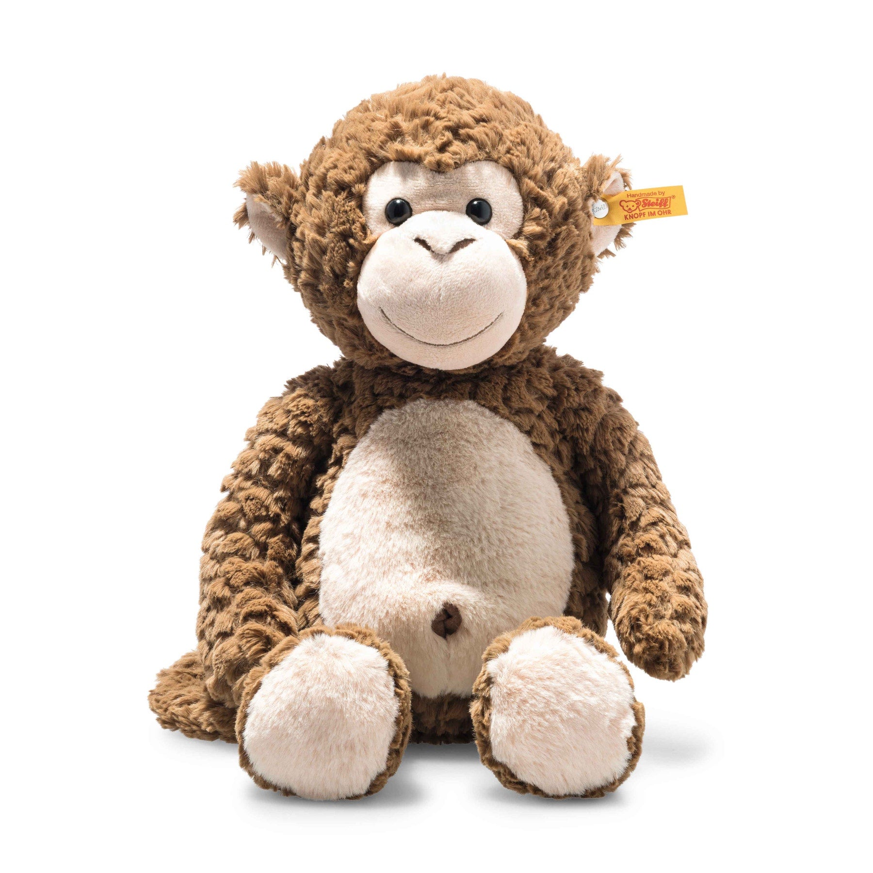 Bobo Monkey Plush Toy - Medium Size Soft Stuffed Animal for Kids, Perfect for Cuddling, Gifts, and Nursery Decor