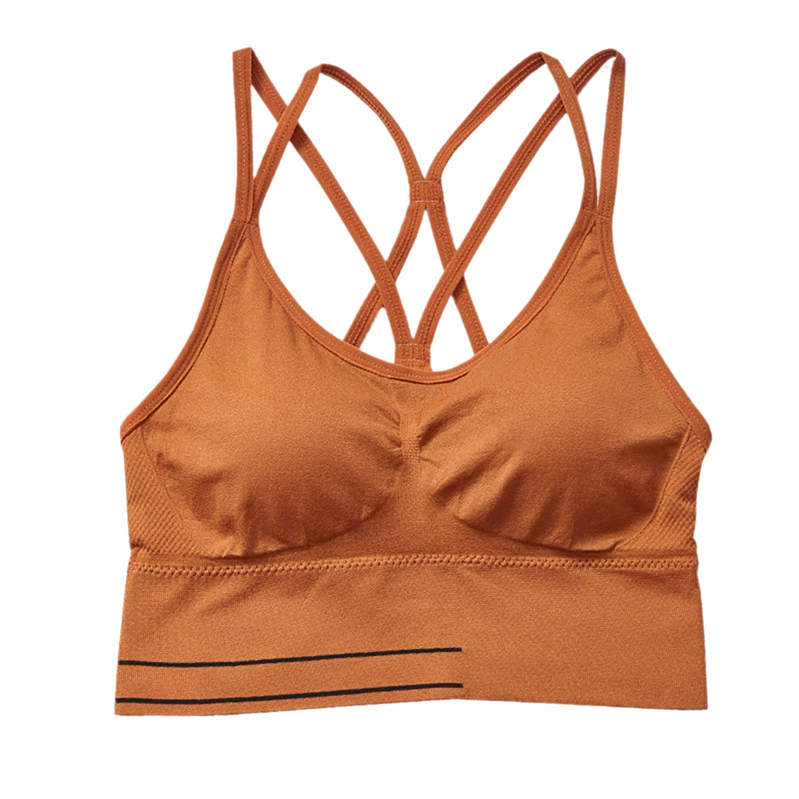 High Neck Sports Bra for Women - Sexy Strapless Workout Top with Stylish Bifurcated Design | Perfect for Yoga, Gym & Running