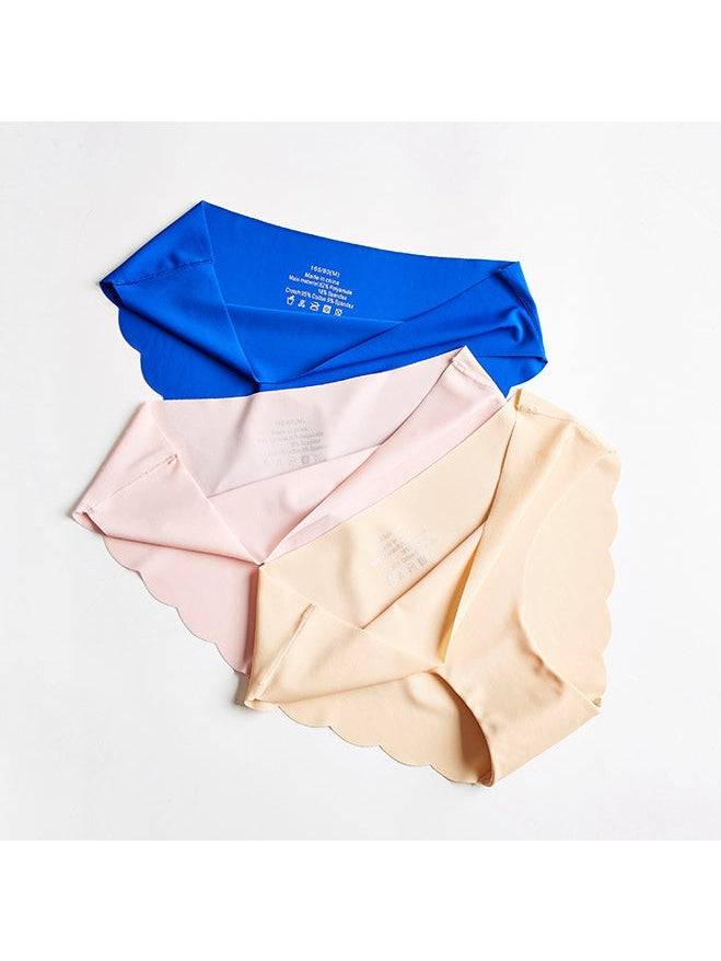 ZASUWA Women's Breathable Triangle Panties - Soft & Comfortable Underwear for Daily Wear, Yoga, and Sleep