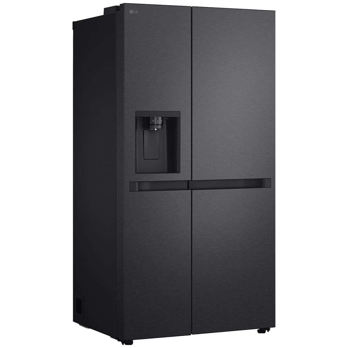 LG 625L Side by Side Refrigerator with Non-Plumbed Ice and Water Dispenser - Matte Black (GS-N599MBL) - Perfect for Modern Kitchens and Large Families