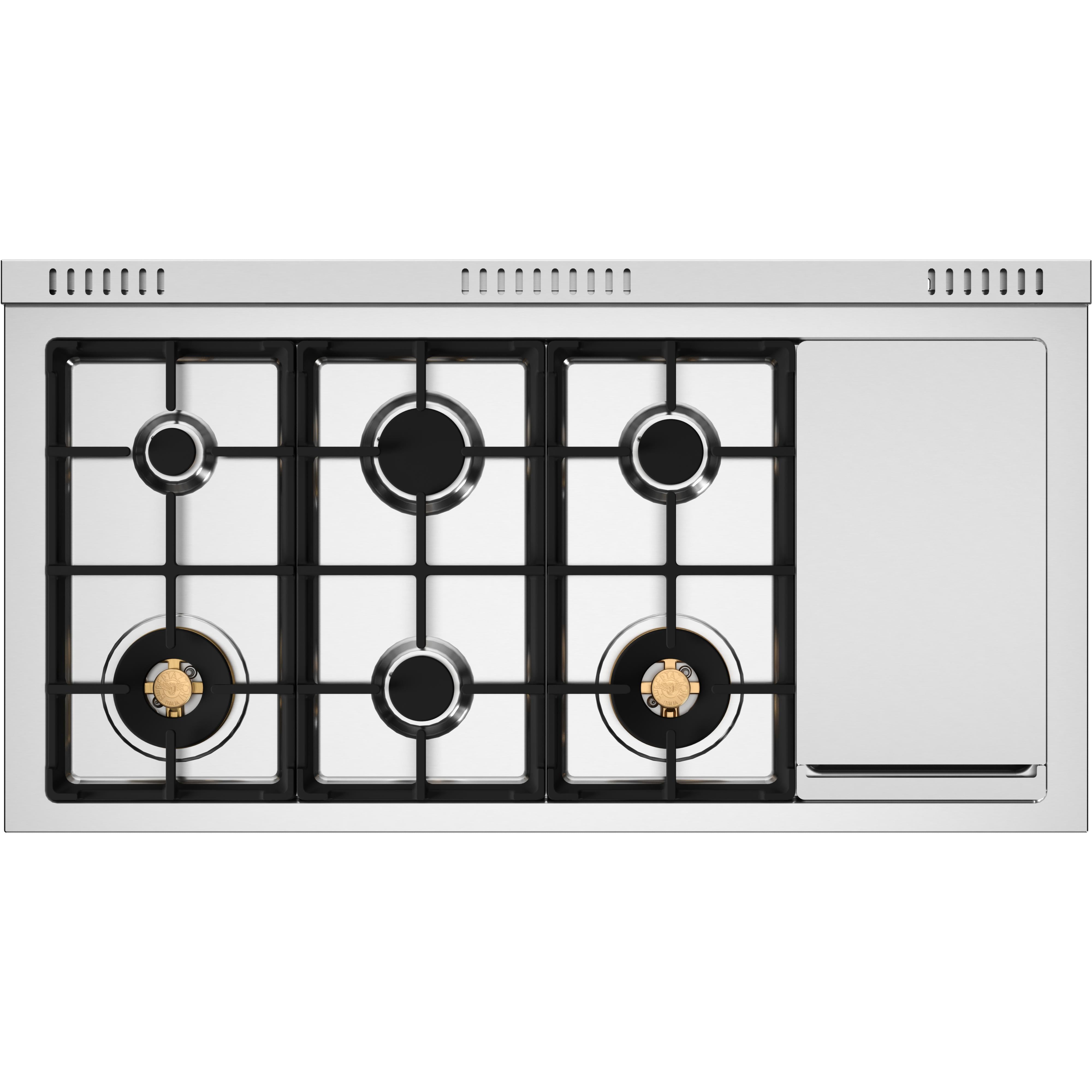 Bertazzoni PRO486BTFEPNET 48-Inch Freestanding Dual Fuel Range - Professional Gas & Electric Oven for Gourmet Cooking & Large Family Kitchens