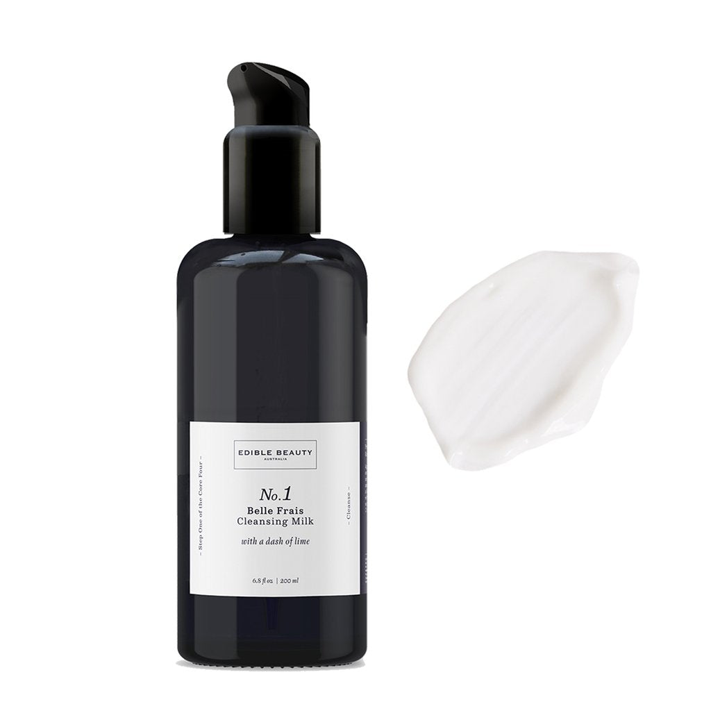 Edible Beauty Australia No.1 Belle Frais Cleansing Milk - Gentle Face Wash for Sensitive Skin | Hydrating & Nourishing Daily Cleanser | Perfect for Morning & Night Skincare Routine