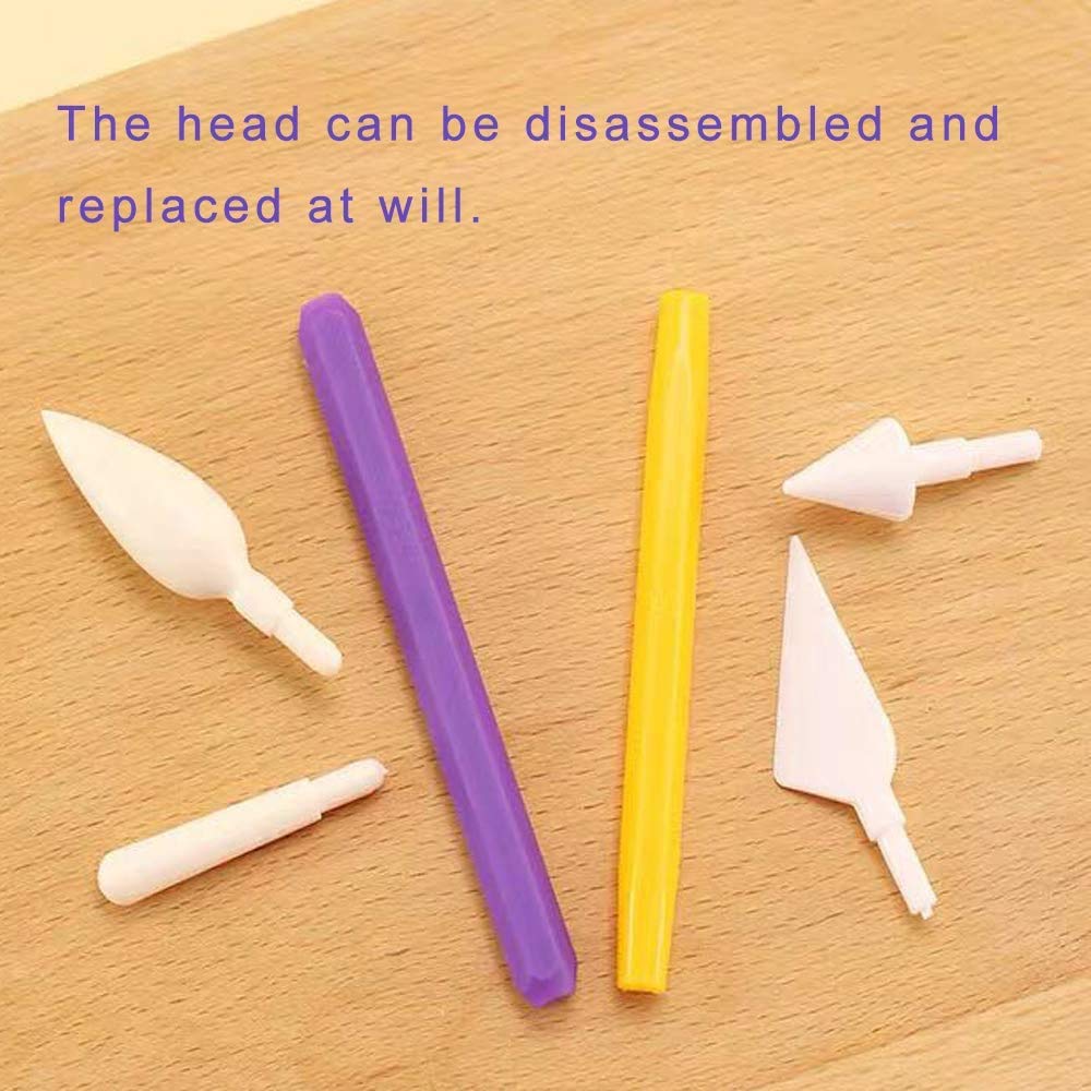 NF Noble Foods 9-Piece Fondant Modeling Tools Set - Professional Gum Paste & Cake Decorating Kit for Marshmallow Sculpting - Perfect for Birthday Cakes, Wedding Cakes & DIY Baking Projects