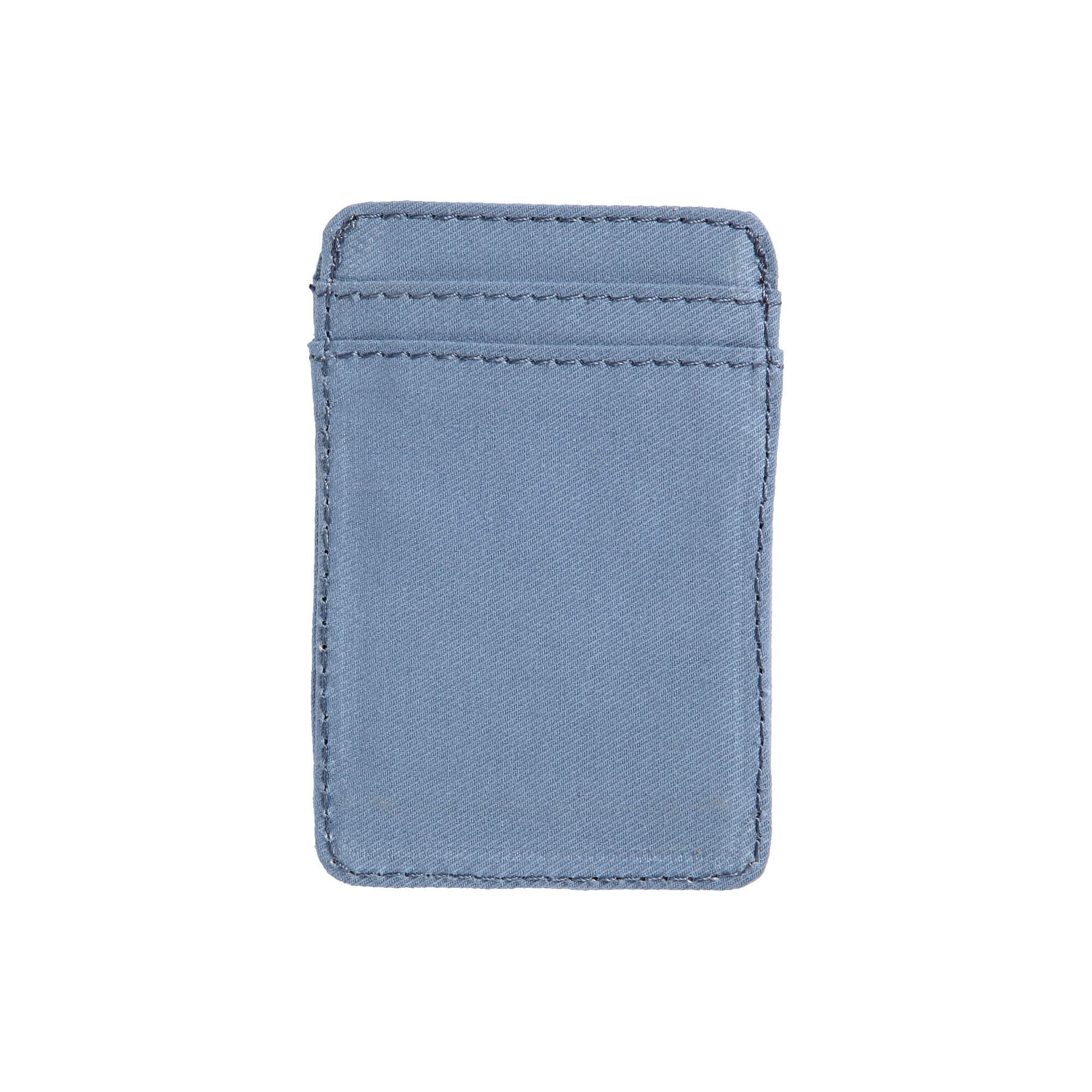 Eco-Friendly Cotton Card Holder for Men & Women - Vertical Design by Troop London - Slim RFID Blocking Wallet for Credit Cards & IDs - Perfect for Travel, Work, and Everyday Use