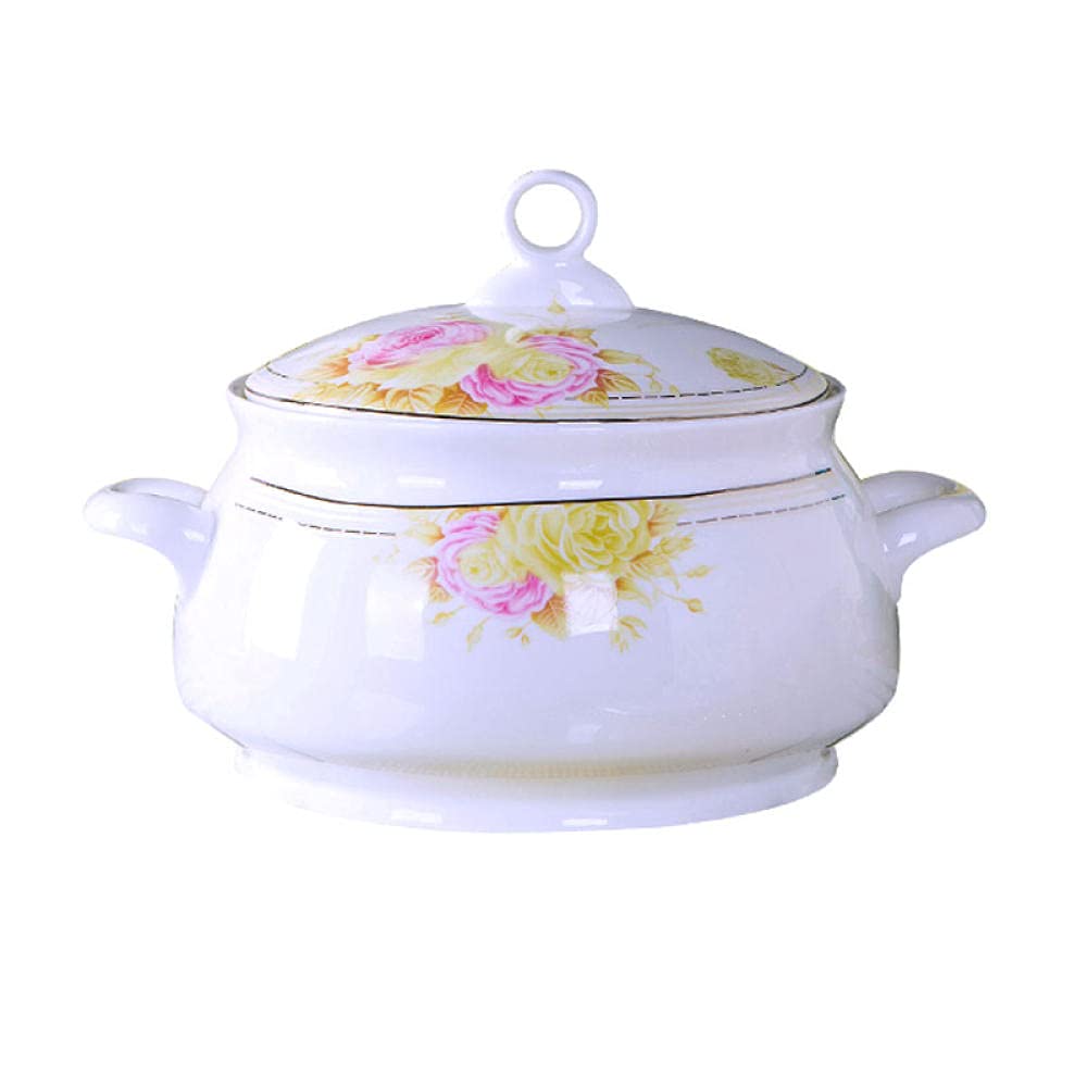 60-Piece Jingdezhen Ceramic Dinnerware Set - Chinese Soup Bowls, Salad Plates, Noodle Dishes & Tableware for Asian Cuisine | Perfect for Home Dining, Restaurants & Gifts