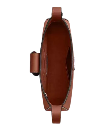 Coach Eliza Leather Shoulder Bag with Adjustable Strap - Stylish Crossbody Purse for Women, Perfect for Work, Travel & Everyday Use