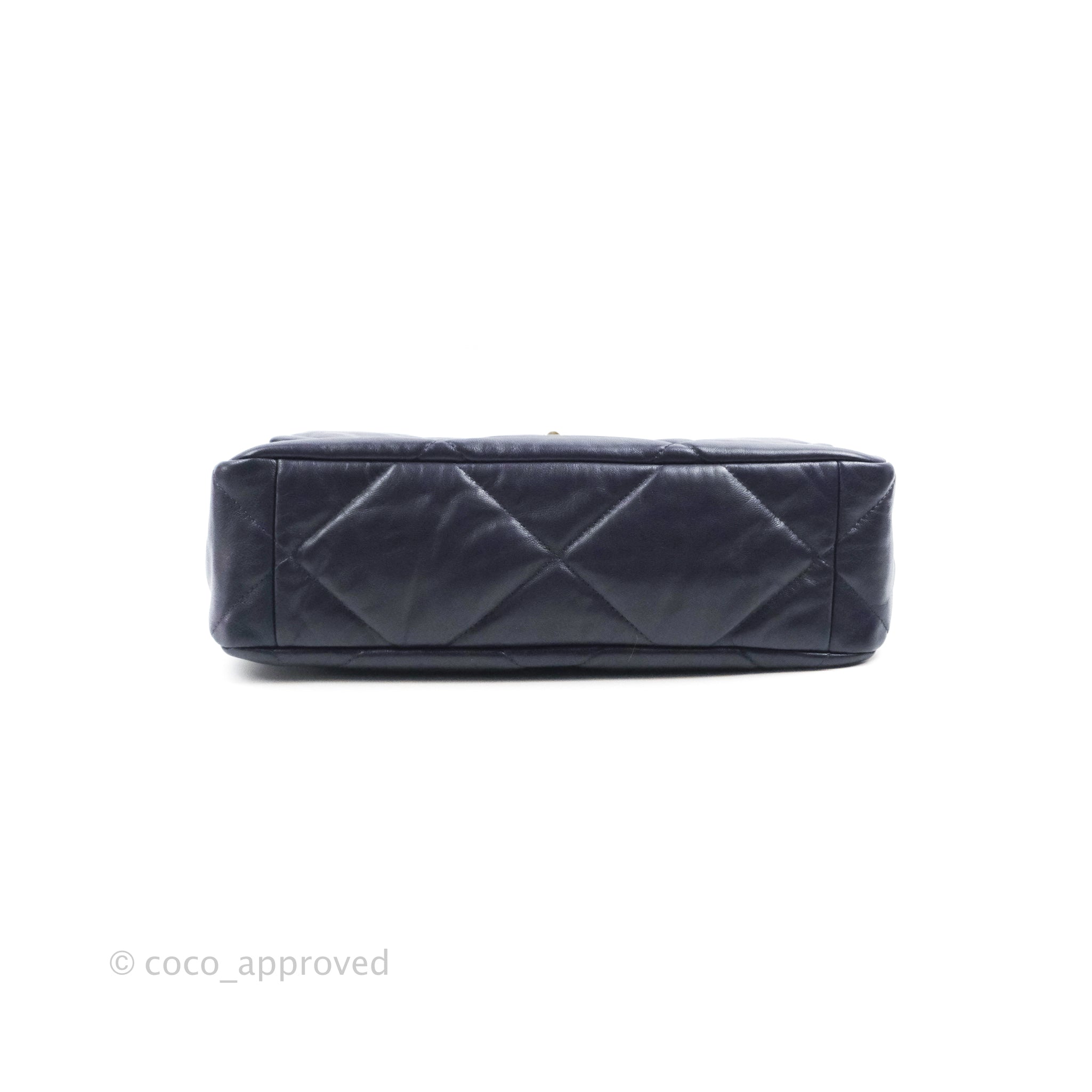 Chanel 19 Medium Flap Bag in Dark Purple with Mixed Hardware - Luxury Designer Handbag for Women, Perfect for Date Night & Special Occasions