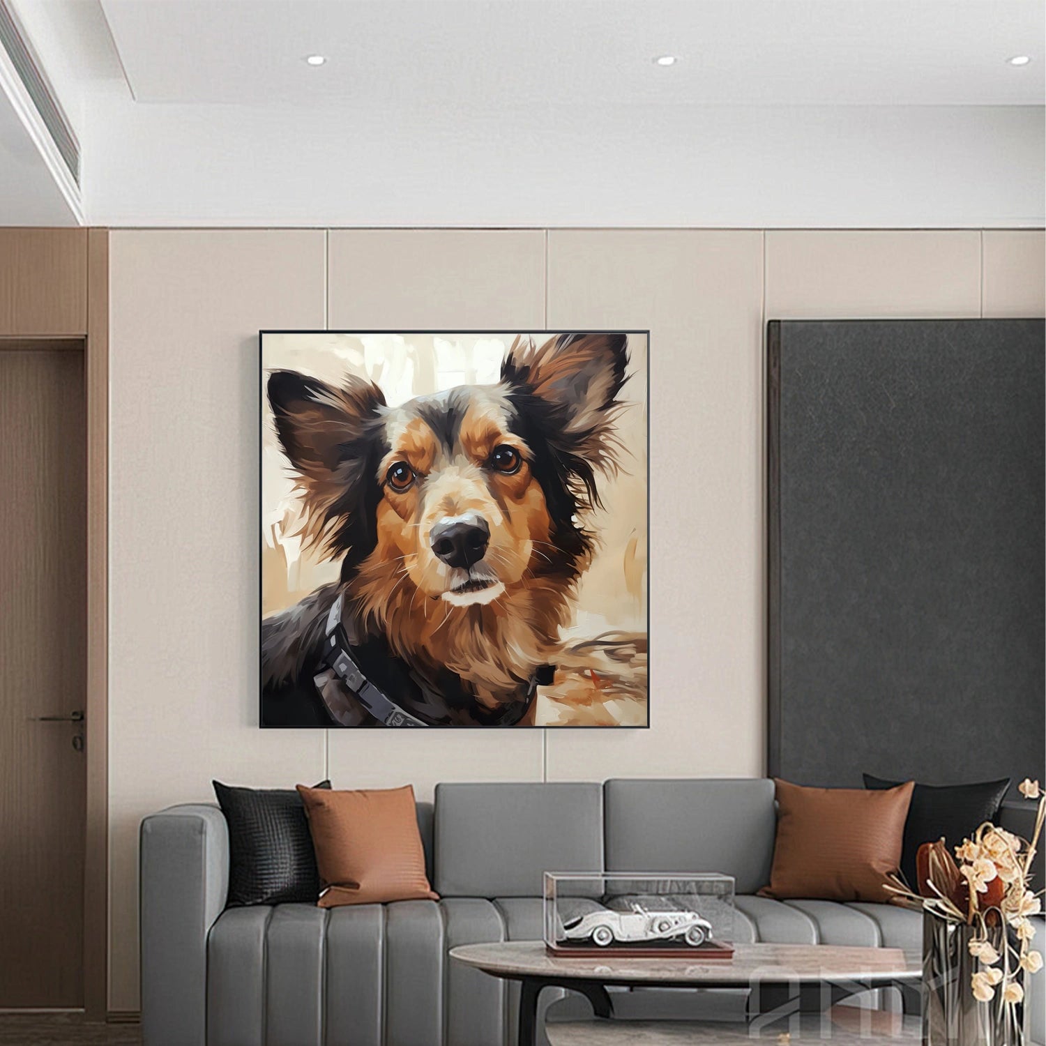 Animal Art Painting #AP132 - Handmade Wildlife Canvas Art for Home & Office Decor | Perfect for Living Room, Bedroom, or Gift