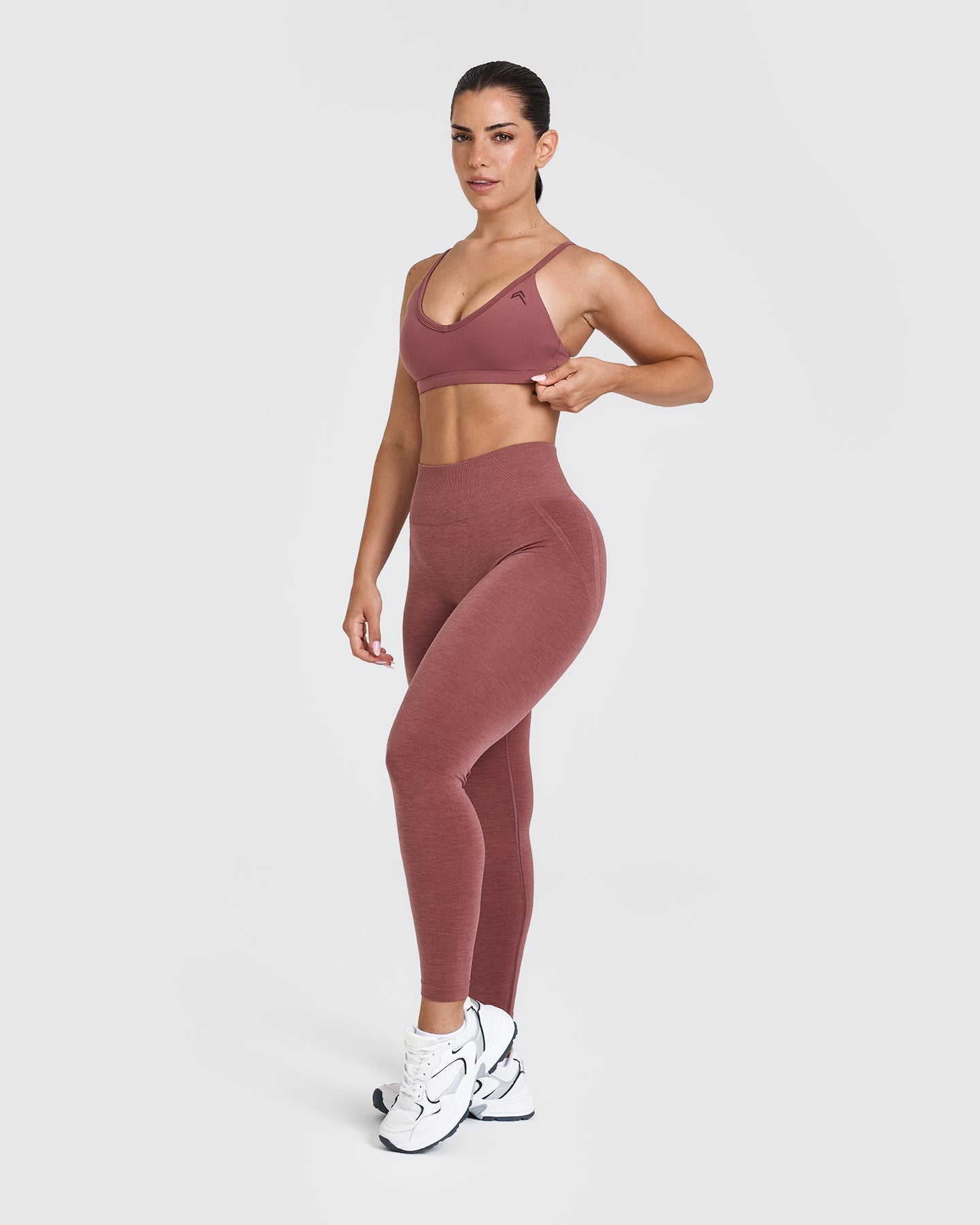 Timeless Strappy Bralette in Berry - Comfortable Wireless Lace Bralette for Everyday Wear | Perfect for Yoga, Lounge & Layering Under Tops