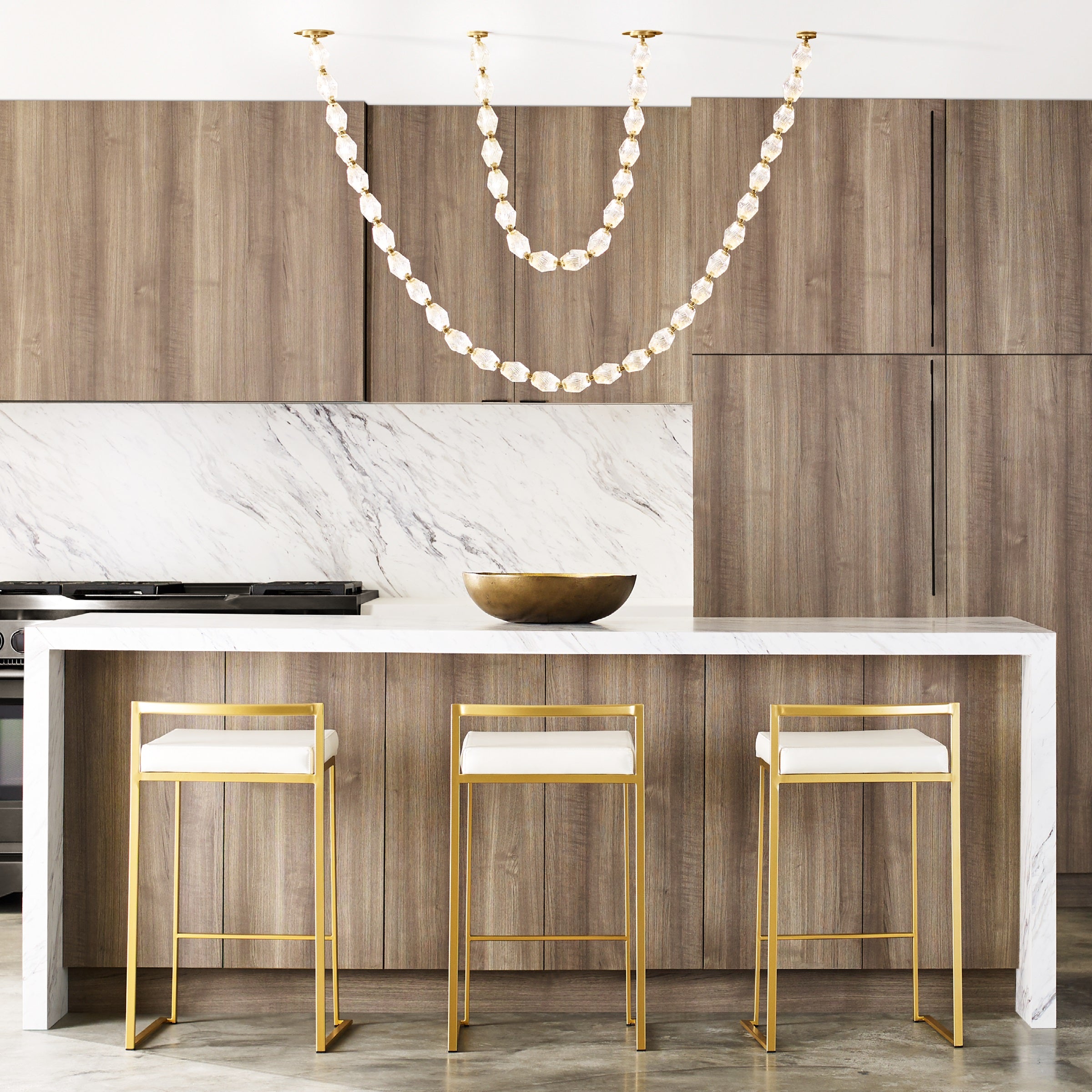 Elegant Dolce Crystal Chandelier - Modern Luxury Ceiling Light Fixture for Dining Room, Living Room & Bedroom Decor