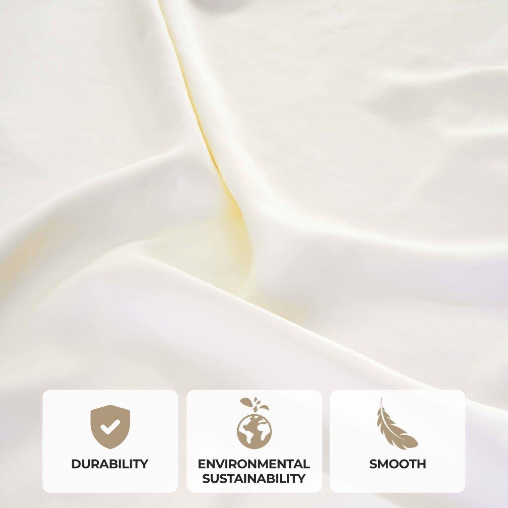 Premium 400 Thread Count Modal Bed Sheet Set from Beechwood - Deep Pocket Fitted Sheets for Queen & King Size Beds - Ultra Soft & Breathable for All-Season Comfort