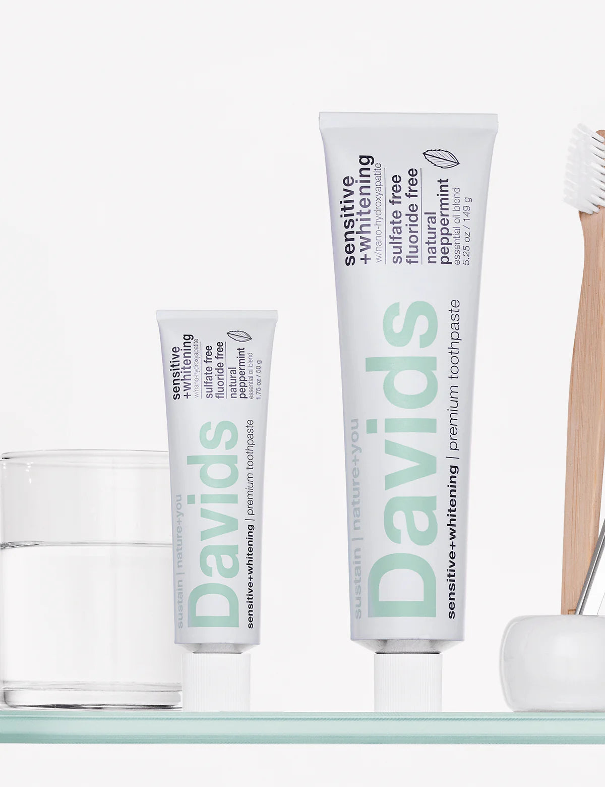Hydroxi™ Sensitive & Whitening Nano Hydroxyapatite Toothpaste - Mint Flavor for Sensitive Teeth & Enamel Repair | Perfect for Daily Oral Care & Teeth Whitening at Home