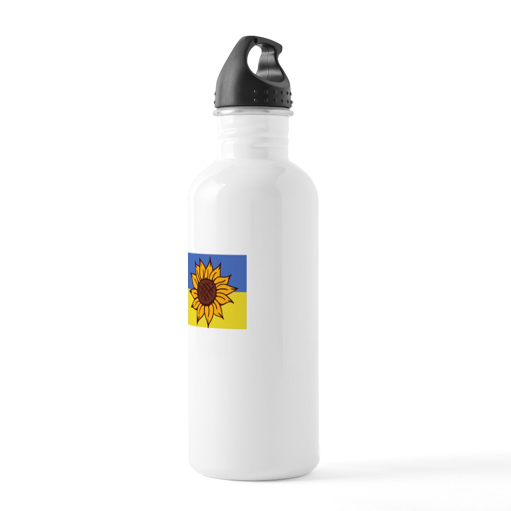 Ukraine Sunflower 1.0L (34 oz) Stainless Steel Water Bottle - Insulated, Leak Proof, BPA Free - Perfect for Travel, Gym & Outdoor Activities