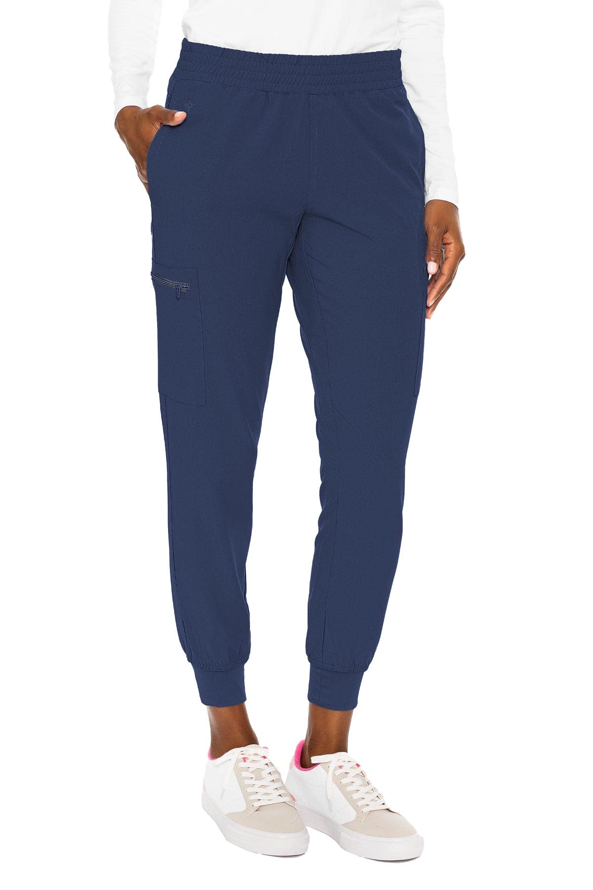 Med Couture Women's Energy Collection Seamed Jogger Scrub Pants - Comfortable & Stylish Medical Workwear for Nurses & Healthcare Professionals