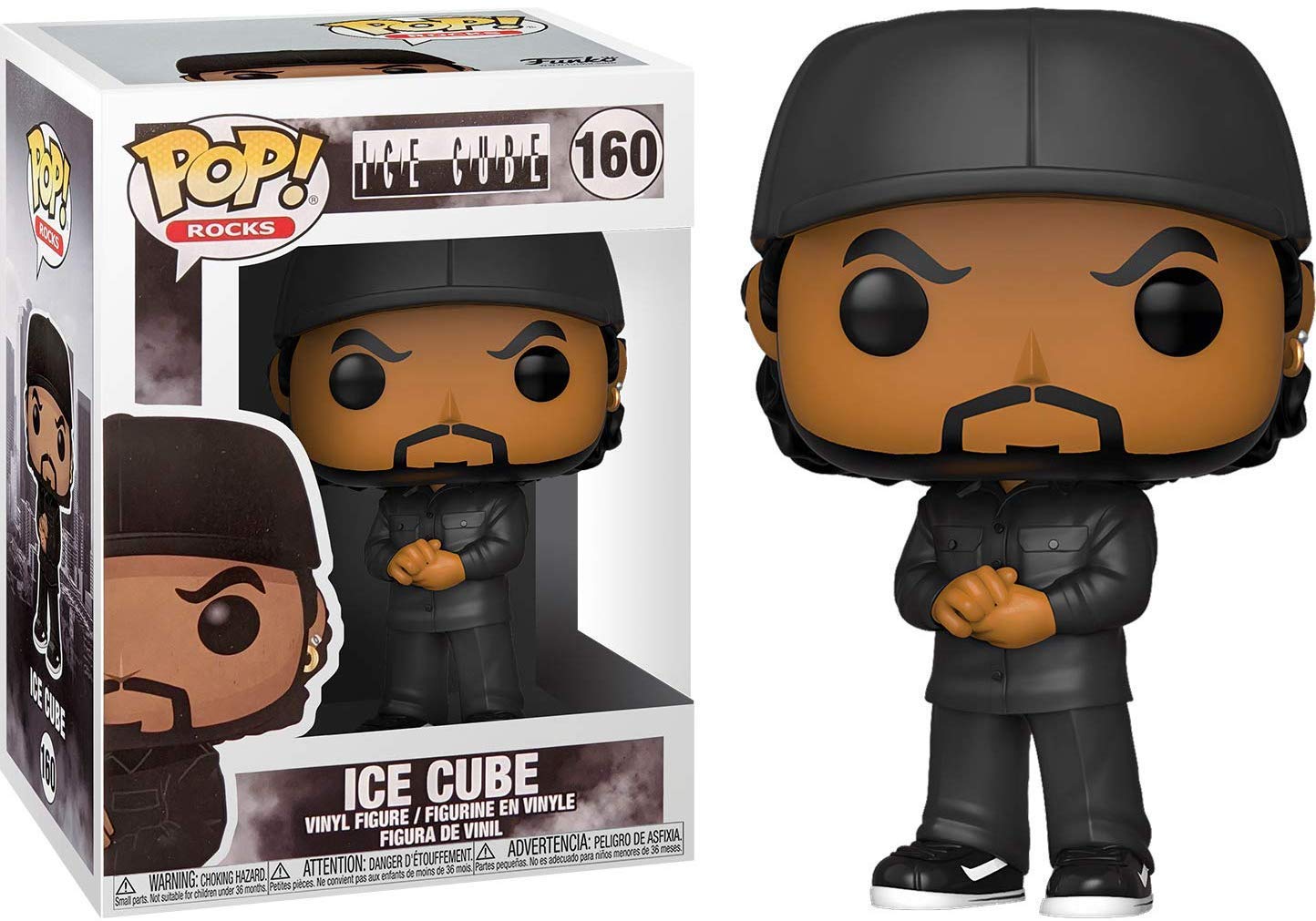 Funko Pop! Rocks: Ice Cube Vinyl Figure - Collectible Music Icon Pop Culture Gift for Fans - Perfect for Home Decor, Office Display & Pop Music Memorabilia Collection