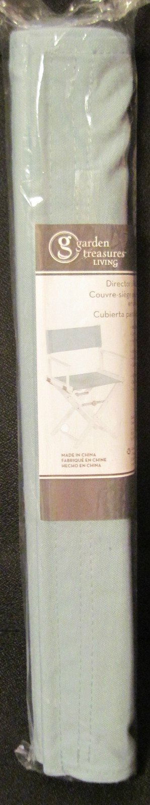 Premium Director's Chair Cover - Durable Blue/Teal Fabric Replacement (Frame Sold Separately) - Perfect for Outdoor Events, Film Sets & Home Theater Seating