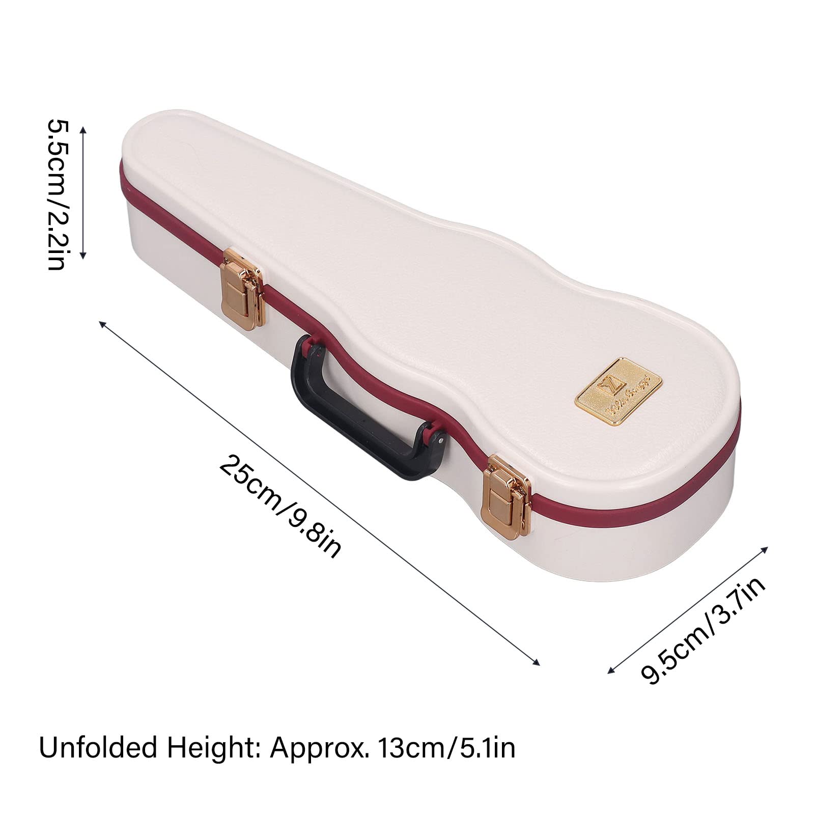 Classical Violin Music Box with Foot Pad Design - Small White Desktop Decoration for Home, Gift & Relaxation | Perfect for Bedroom, Office & Wedding Decor