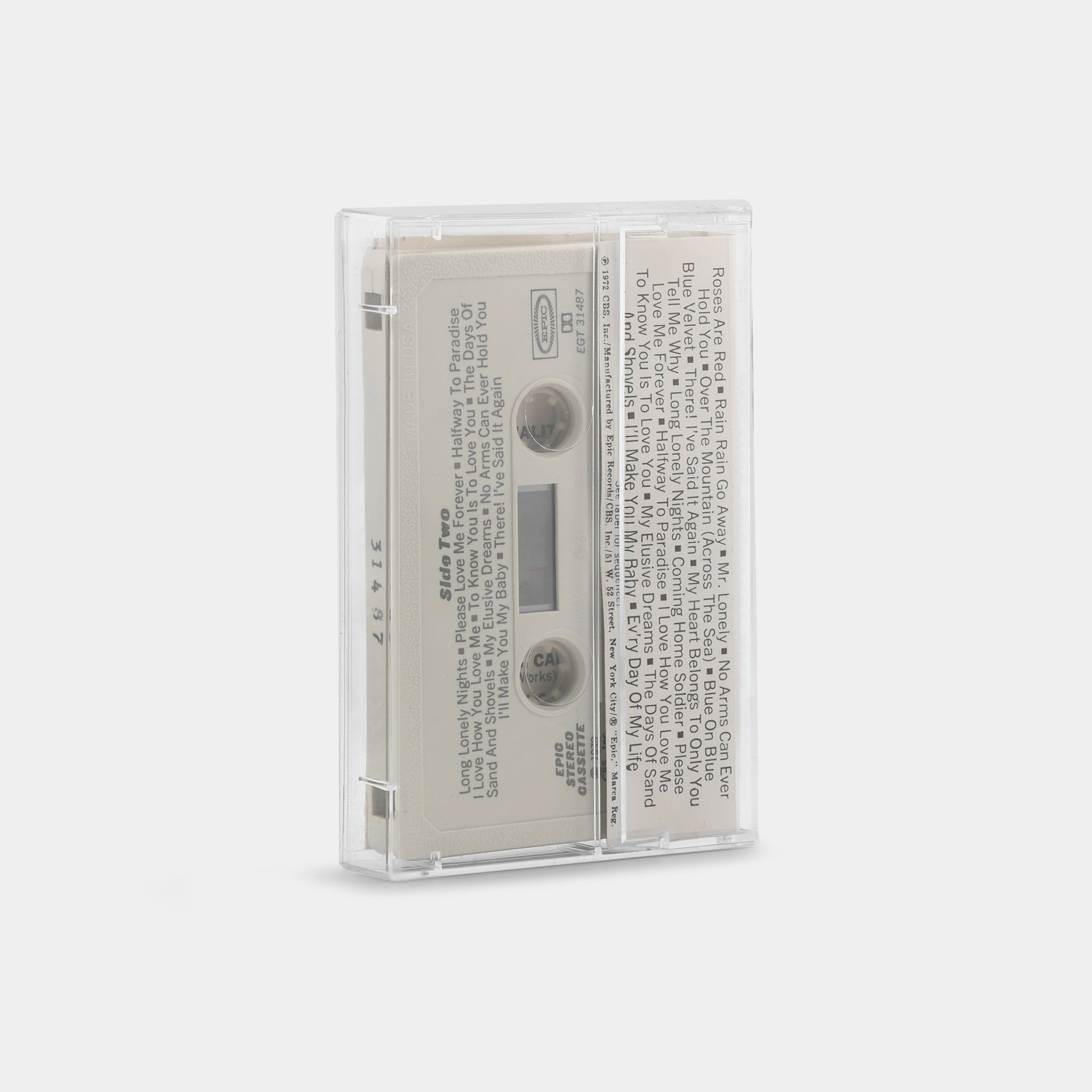 Bobby Vinton's Greatest Hits Cassette Tape - Classic Love Songs Collection - Perfect for Vintage Music Lovers & Car Tape Player Enthusiasts
