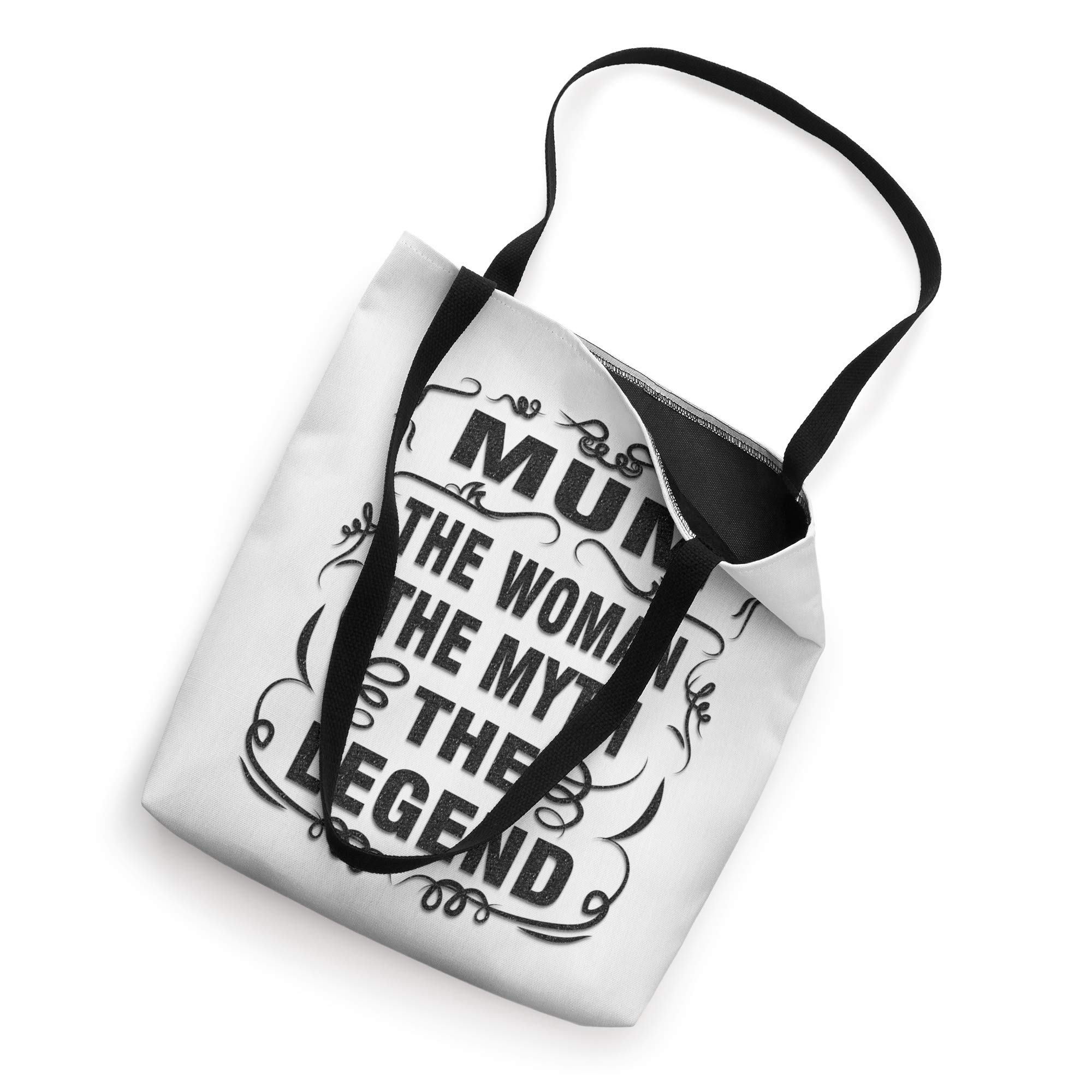 Best Mum The Woman The Myth The Legend Tote Bag - Stylish Canvas Tote for Women, Perfect Gift for Mother's Day, Birthday & Everyday Use