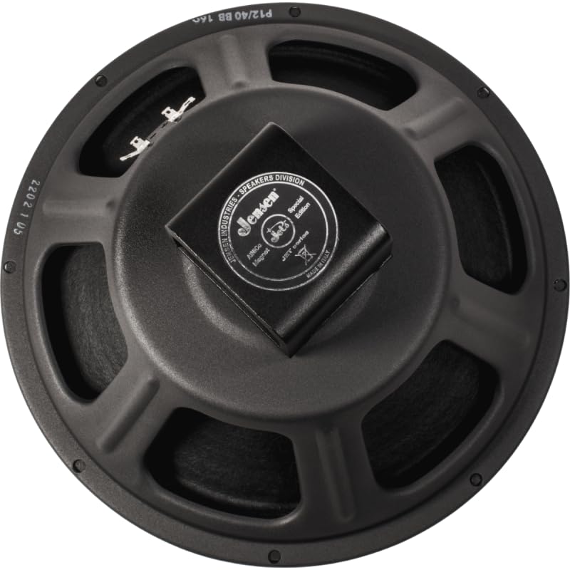 Jensen Jets 12-Inch 40W 8 Ohm Blackbird Speaker - High Power Audio for Home Theater, DJ, Live Music & Outdoor Events
