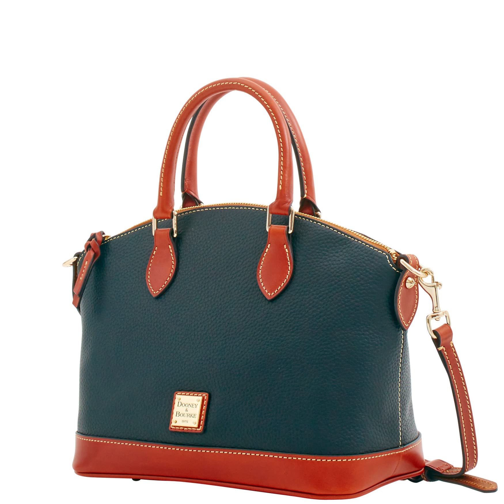 Dooney & Bourke Women's Darcy Satchel Handbag - Pebble Grain Leather Large Tote with Dual Handles & Adjustable Crossbody Strap - Perfect for Work, Travel & Everyday Use