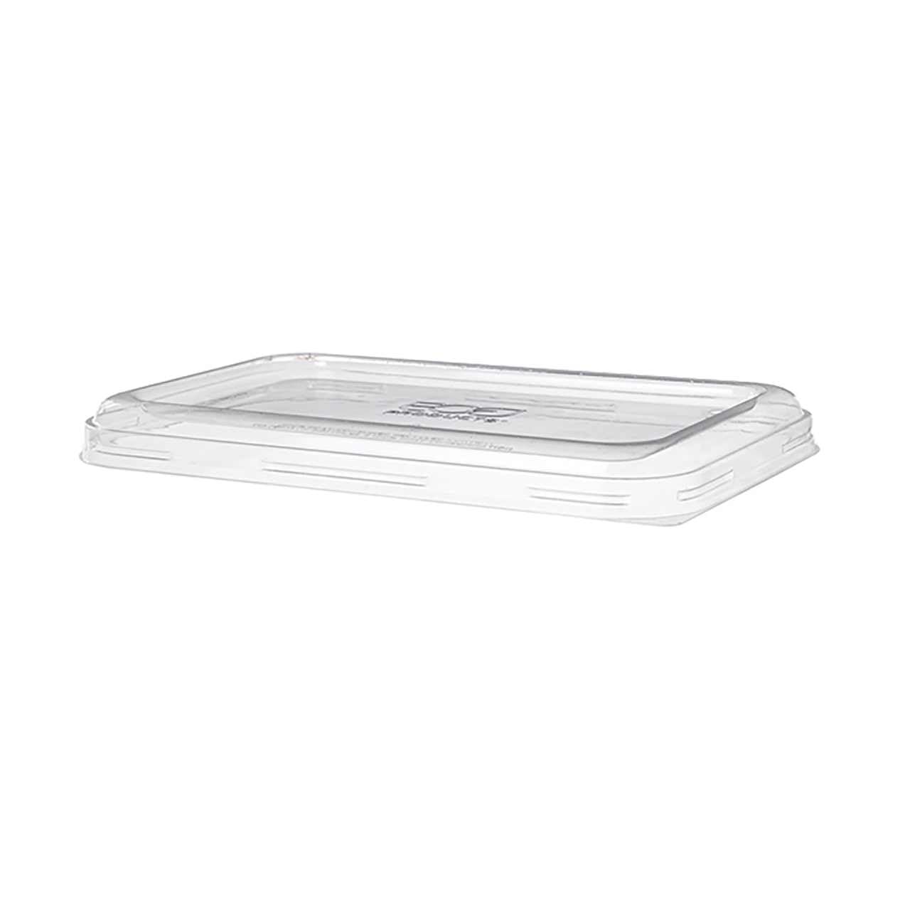 Eco-Friendly 24-32oz Recycled PET Plastic To-Go Container Lids - Case of 400, Clear Flat Covers for Food Storage, 100% Recycled from Plastic Bottles | Perfect for Restaurants, Catering, Takeout & Meal Prep