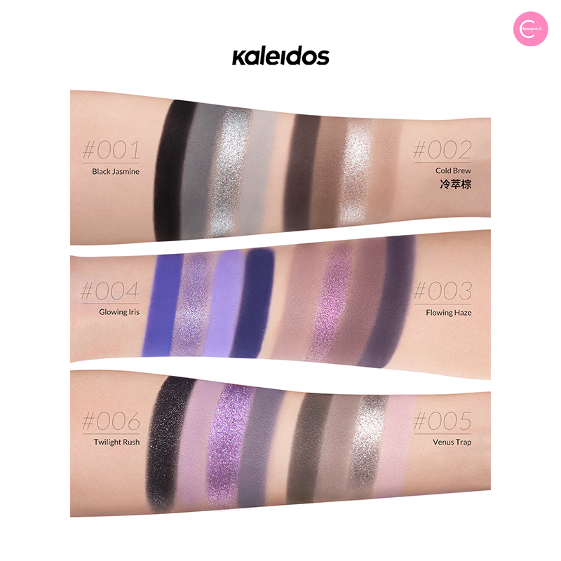 KALEIDOS Enigma Eyeshadow Palette - 12 Highly Pigmented Matte & Shimmer Shades for Stunning Eye Looks | Perfect for Everyday Wear, Party Makeup & Professional Artists