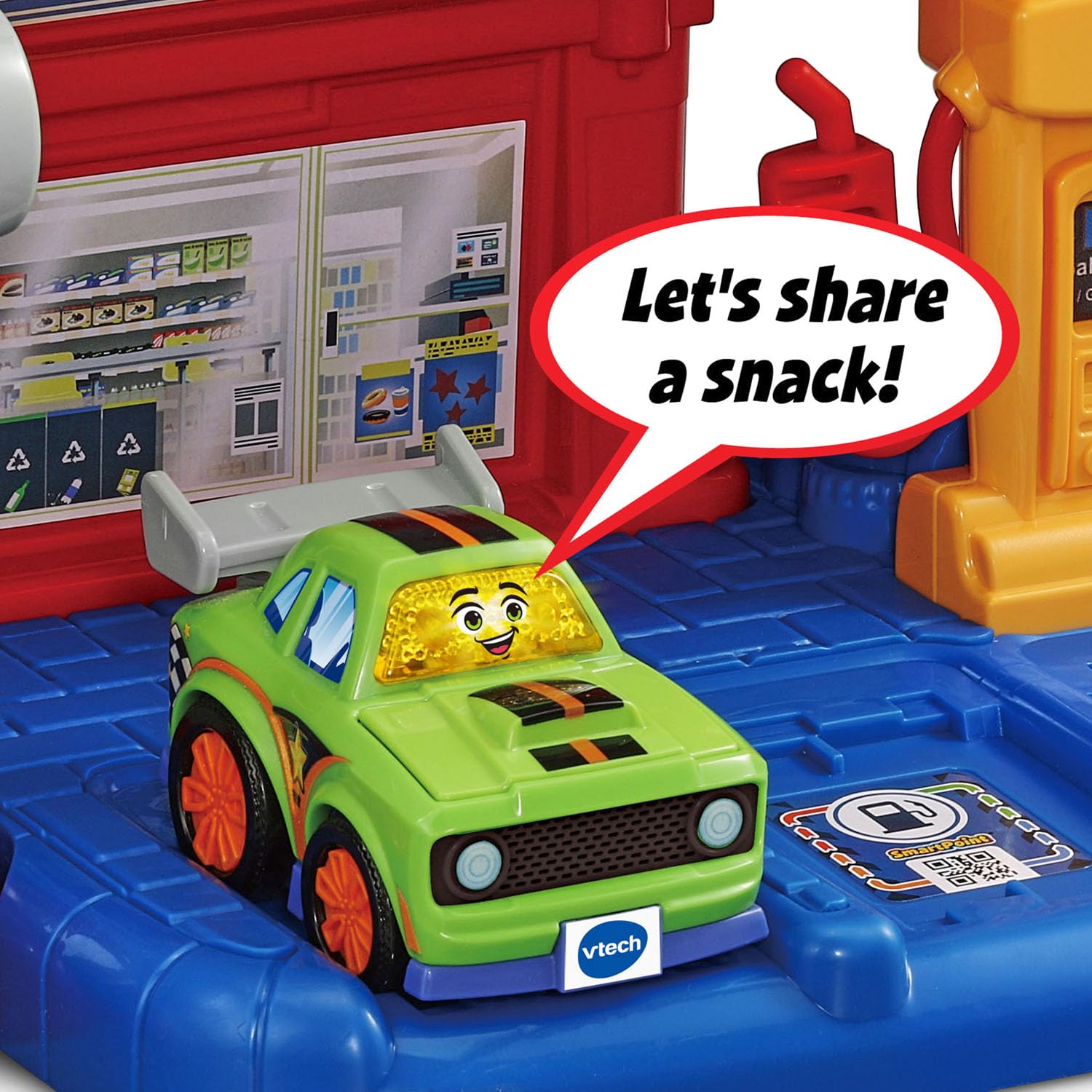 VTech Go! Go! Smart Wheels Interactive Toy Garage for Kids - Educational Playset with Lights & Sounds - Perfect for Preschool Learning & Pretend Play at Home or Daycare