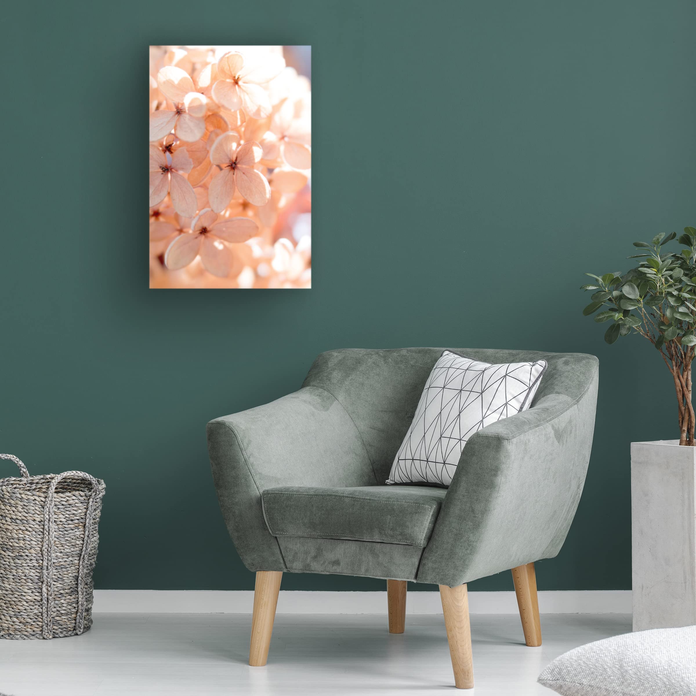Judy Stalus 'Sunny Morning III' Canvas Wall Art Print - 16x24 Inches, Modern Home Decor for Living Room, Bedroom & Office