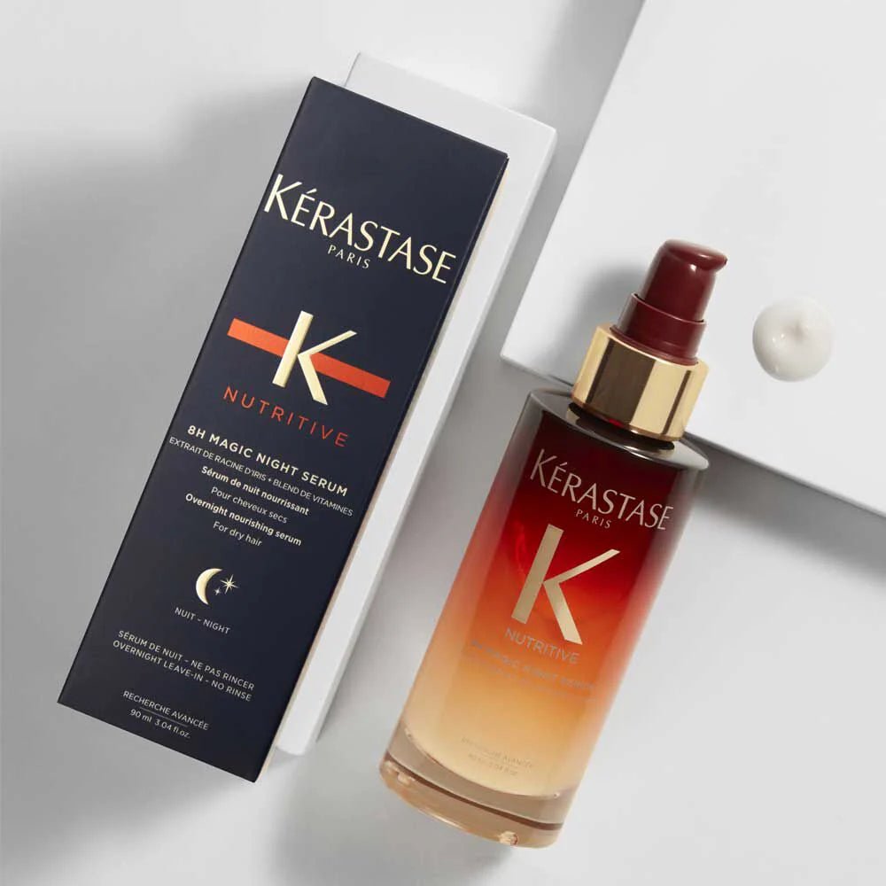 Kérastase Nutritive 8H Magic Night Overnight Hair Serum for Dry & Damaged Hair - Deep Repair Treatment for Nighttime Hair Care Routine