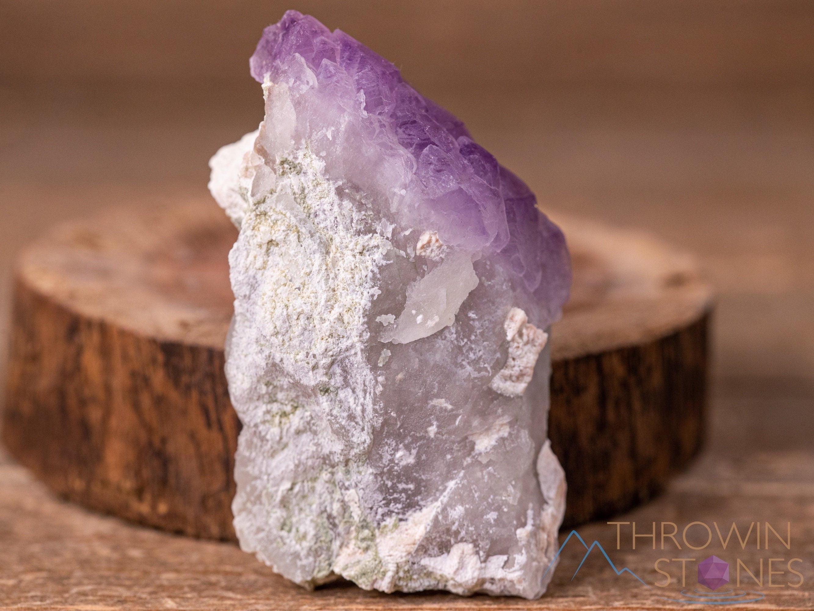 Natural Raw Amethyst Crystal - February Birthstone, Healing Stone, Unique Spiritual Gift for Women & Men, Boho Home Decor for Living Room, Bedroom, Office