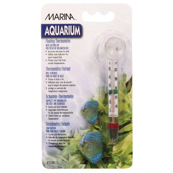Marina Floating Thermometer with Suction Cup - Accurate Water Temperature Gauge for Aquariums, Pools & Fish Tanks - Perfect for Home, Office & Outdoor Use