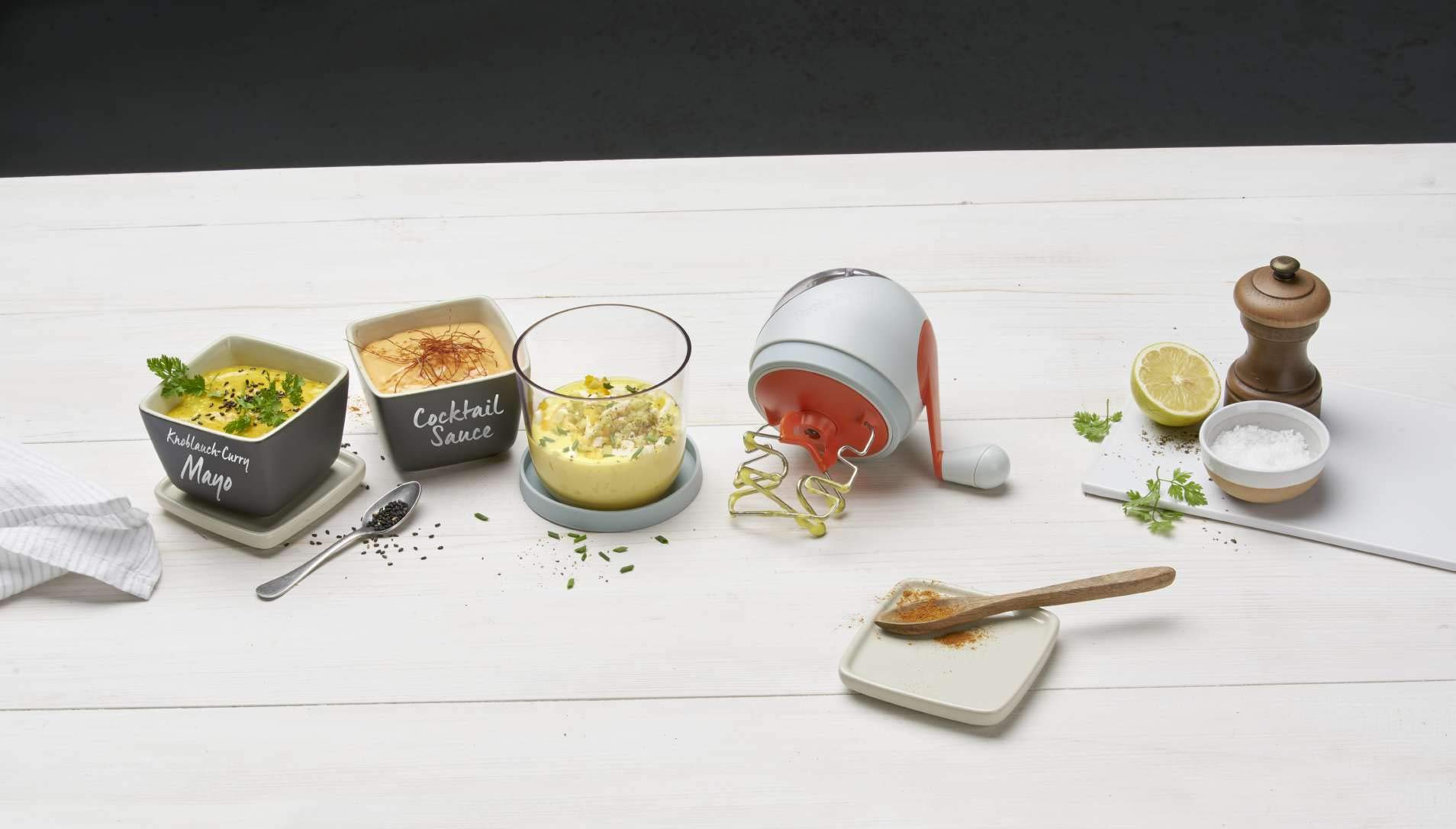 Betty Bossi Premium Sauce Maker - 5.43 Inch Gray Kitchen Tool for Homemade Pasta Sauce, Gravy & Dips | Perfect for Cooking, Baking & Meal Prep
