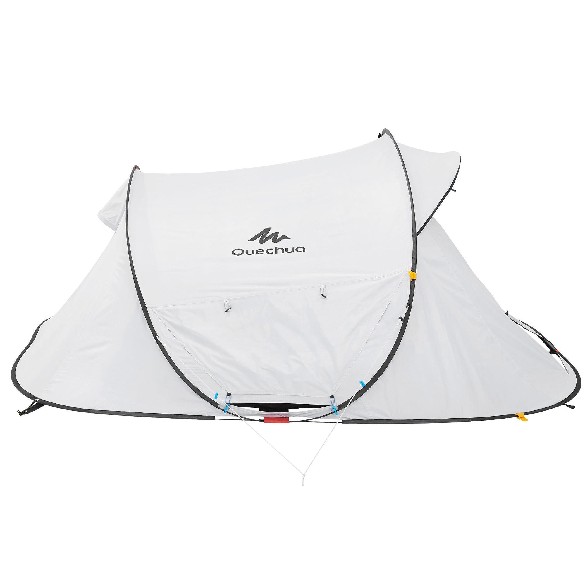 Quechua 2 Second Fresh & Black Waterproof Pop Up Camping Tent for 3 Person - Instant Setup for Hiking, Backpacking & Outdoor Adventures