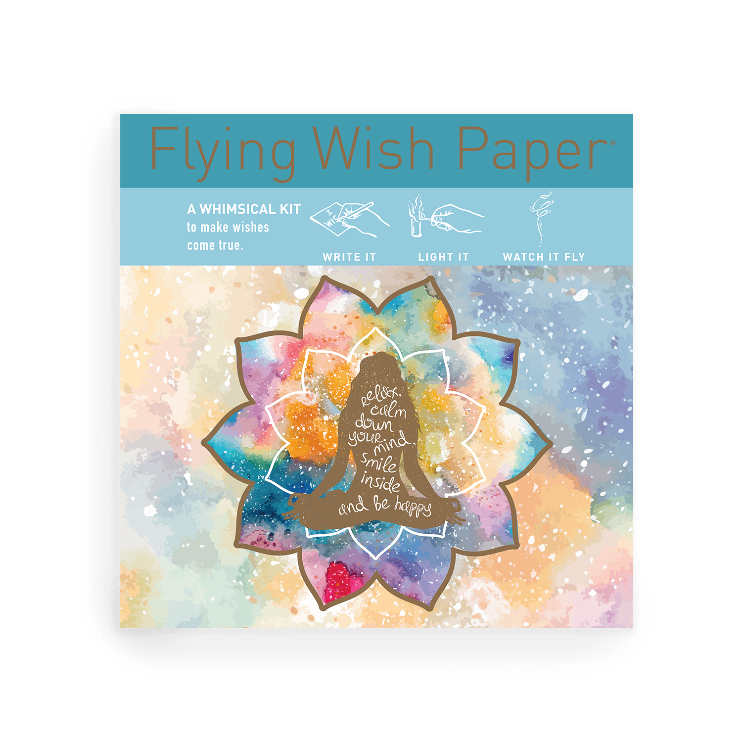 Mini Flying Wish Paper - Mindfulness & Relaxation Activity for Stress Relief, Meditation & Positive Vibes | Perfect for Yoga, Spa, Therapy & Self-Care Rituals