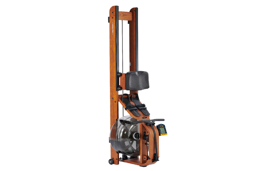 FluidRower Viking Pro XL Brown Rowing Machine - Premium Home Gym Equipment for Cardio & Full Body Workout | Perfect for Indoor Fitness, Weight Loss & Cross Training