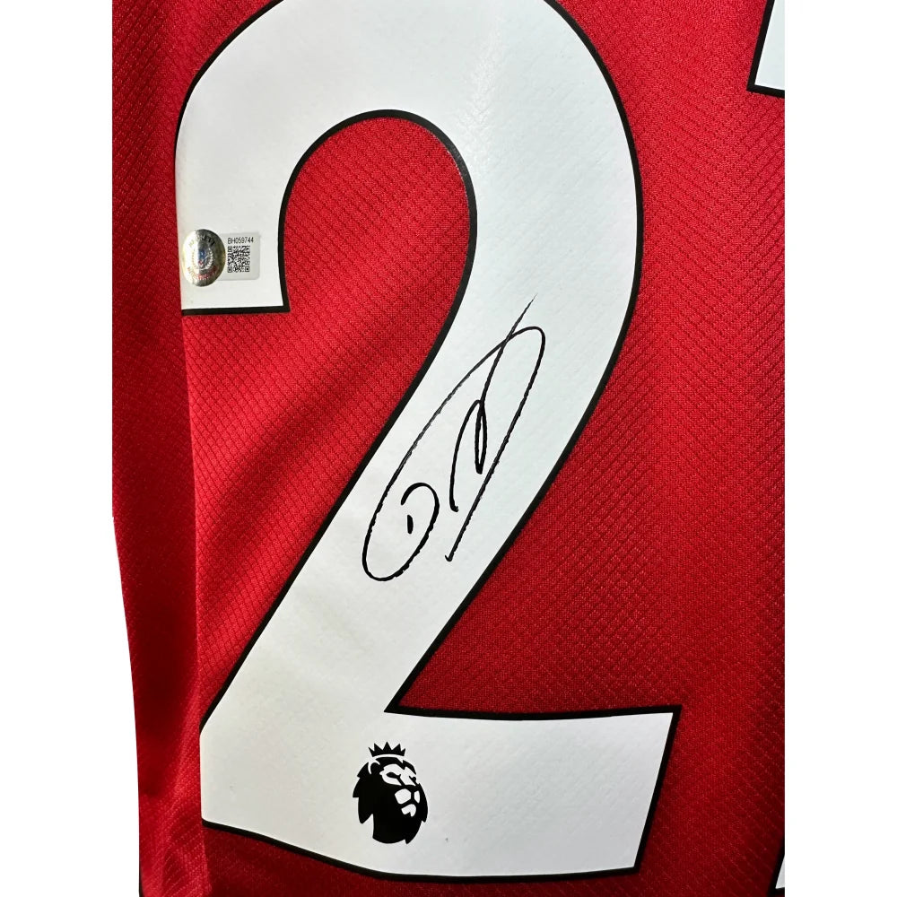 Darwin Nunez Autographed Liverpool FC Home Jersey 2023-24 - Nike Red Soccer Shirt with BAS COA Certificate - Perfect for Collectors, Fans & Gifts