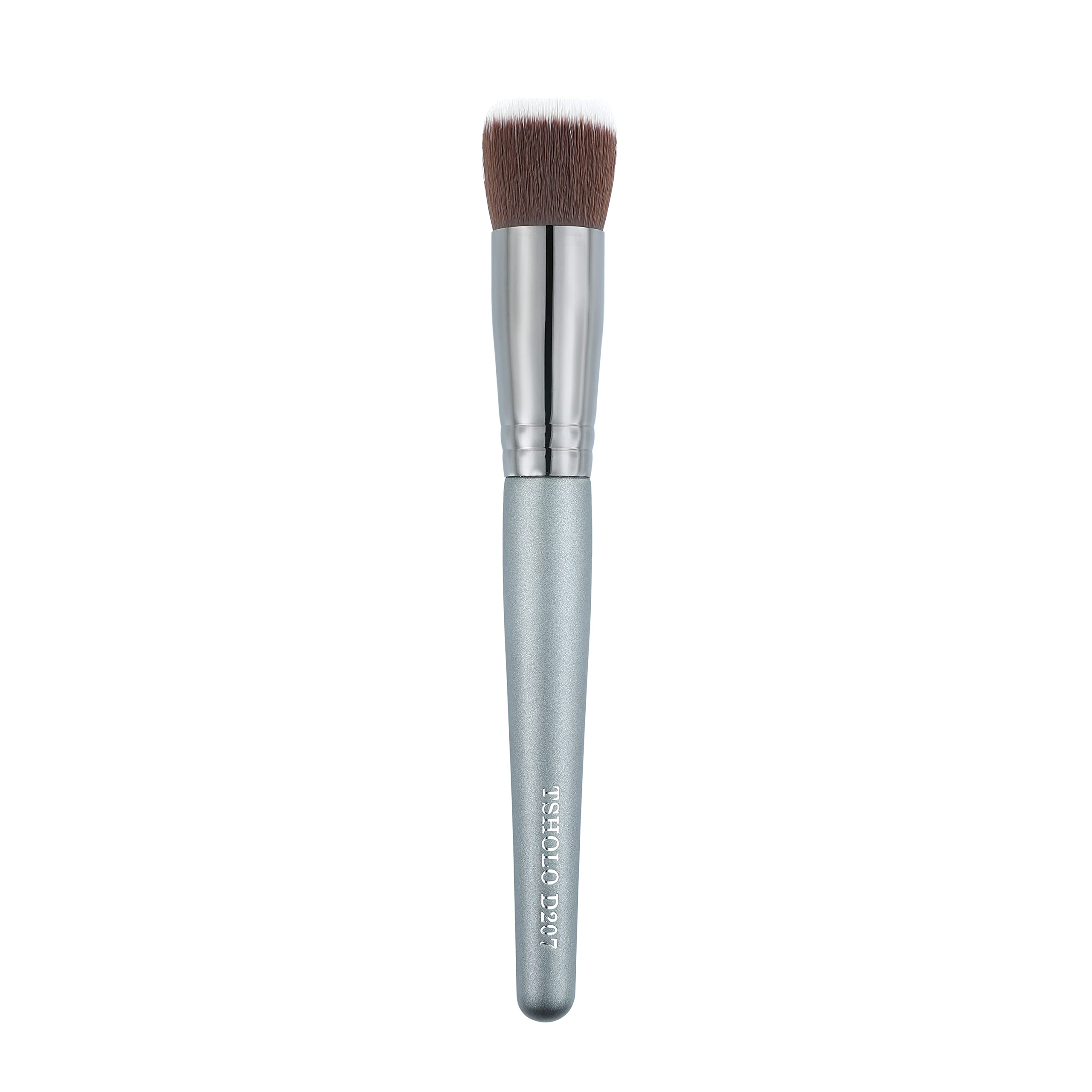 TSHOLO Flat Kabuki Makeup Brush - Soft Bristles for Flawless Foundation & Powder Application - Perfect for Liquid, Cream & Mineral Cosmetics - Great for Travel & Professional Makeup Kits