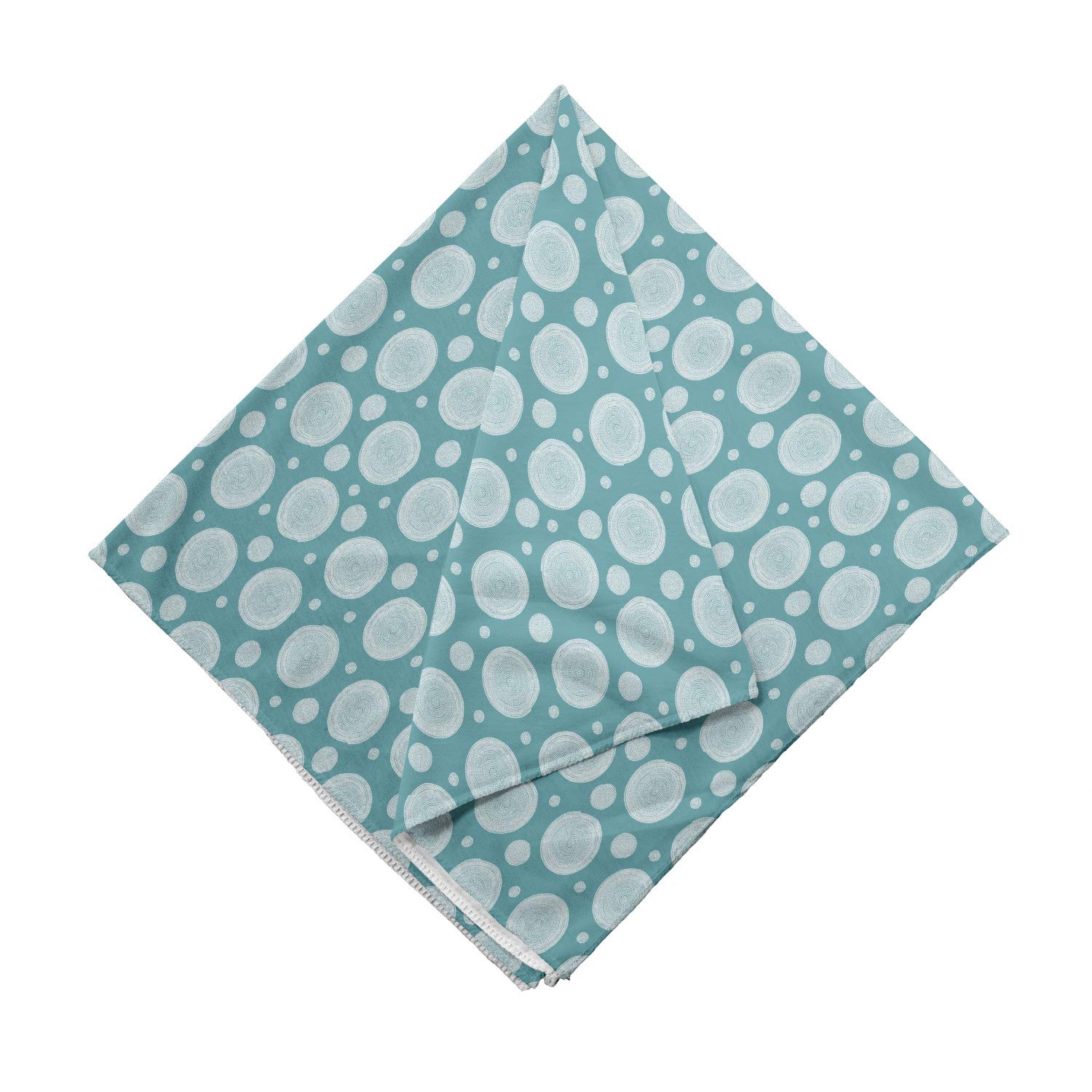 Ambesonne Abstract Bandana - Spiral Dots Mosaic Pattern Unisex Head Neck Scarf for Men & Women | Fashion Accessory for Outdoor Activities, Concerts, and Everyday Wear