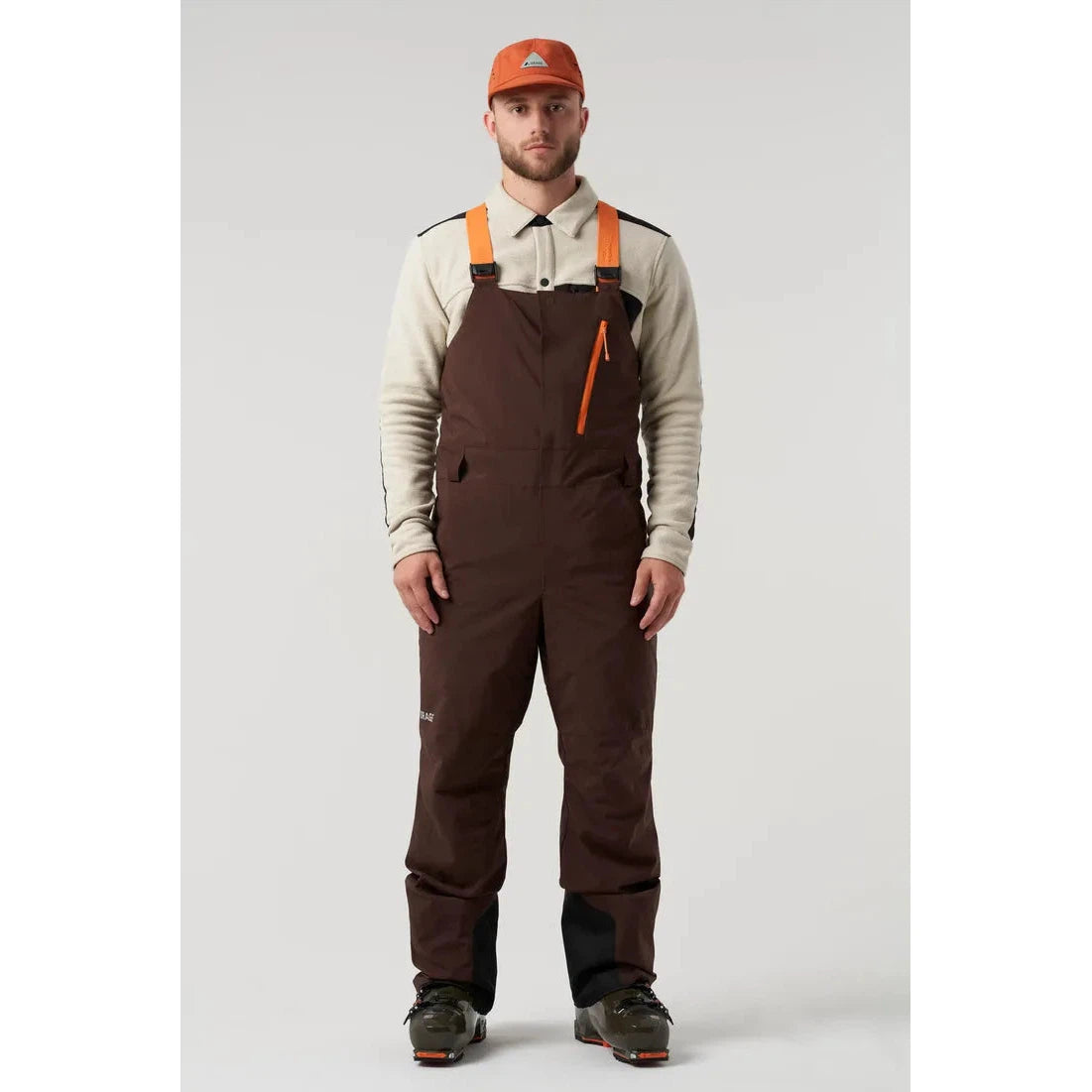 Orage Men's Leeds Insulated Bib Snow Pants 2025 - Waterproof Winter Ski Pants for Men - Perfect for Skiing, Snowboarding & Cold Weather Outdoor Activities