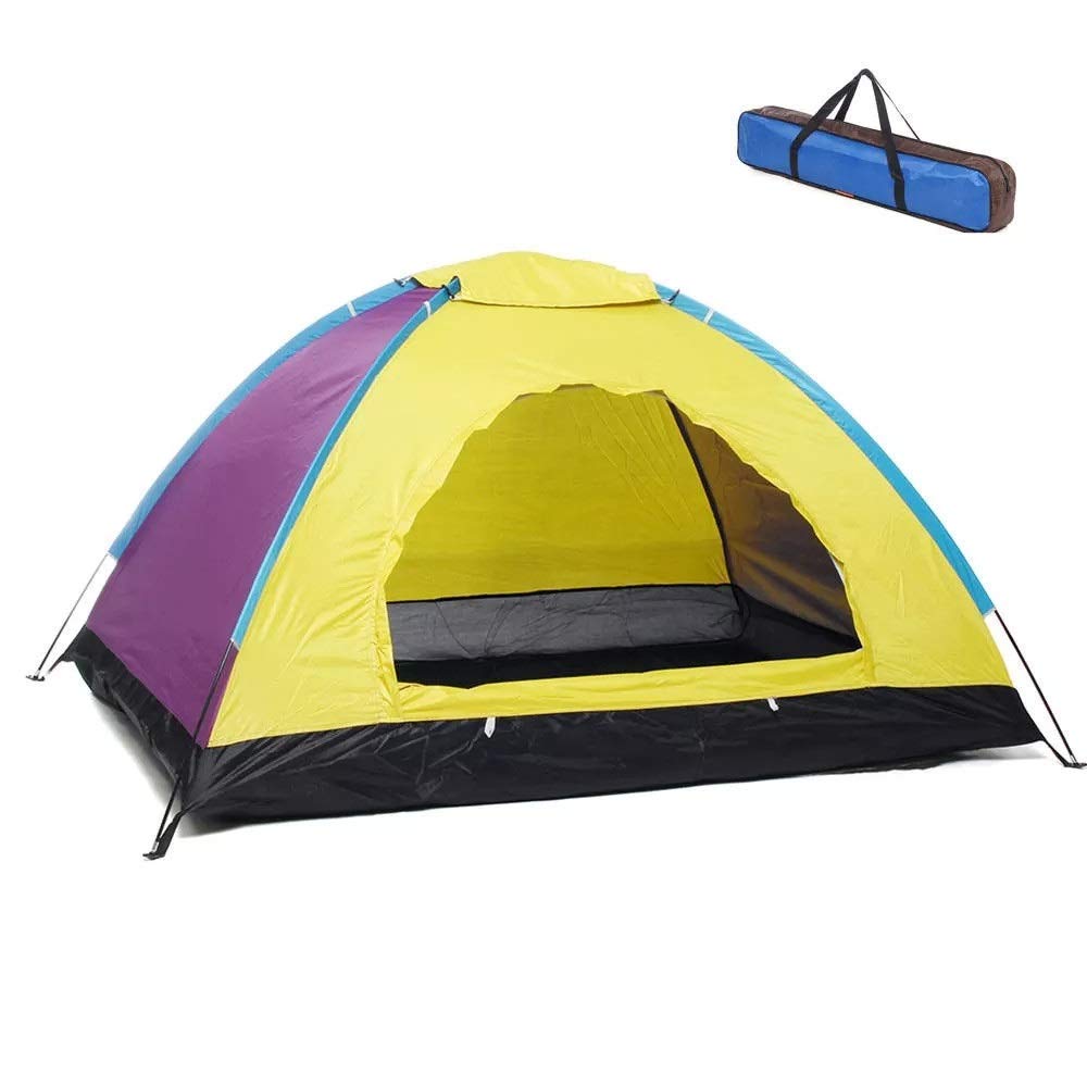 Waterproof 2-Person Camping Tent - Windproof & Lightweight Outdoor Hiking Tent for Couples, Backpacking, Travel - Perfect for Camping, Hiking, and Outdoor Adventures