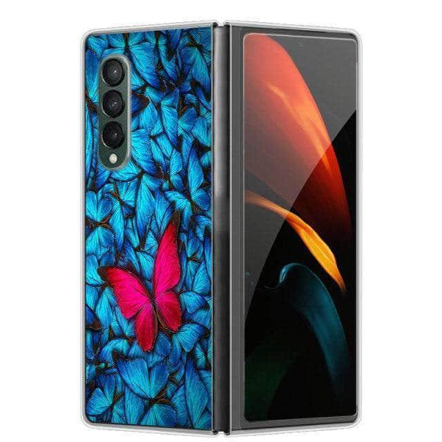 Samsung Galaxy Z Fold 3 5G Phone Case - Cartoon Design Hard PC Protective Cover for Foldable Smartphone | Perfect for Work, Travel & Daily Use
