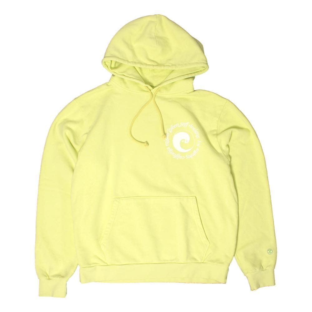 Mister Green DUALISM SURF V2 Hoodie - Yellow Unisex Pullover for Surfing & Beach Lifestyle | Comfortable Streetwear for Men & Women