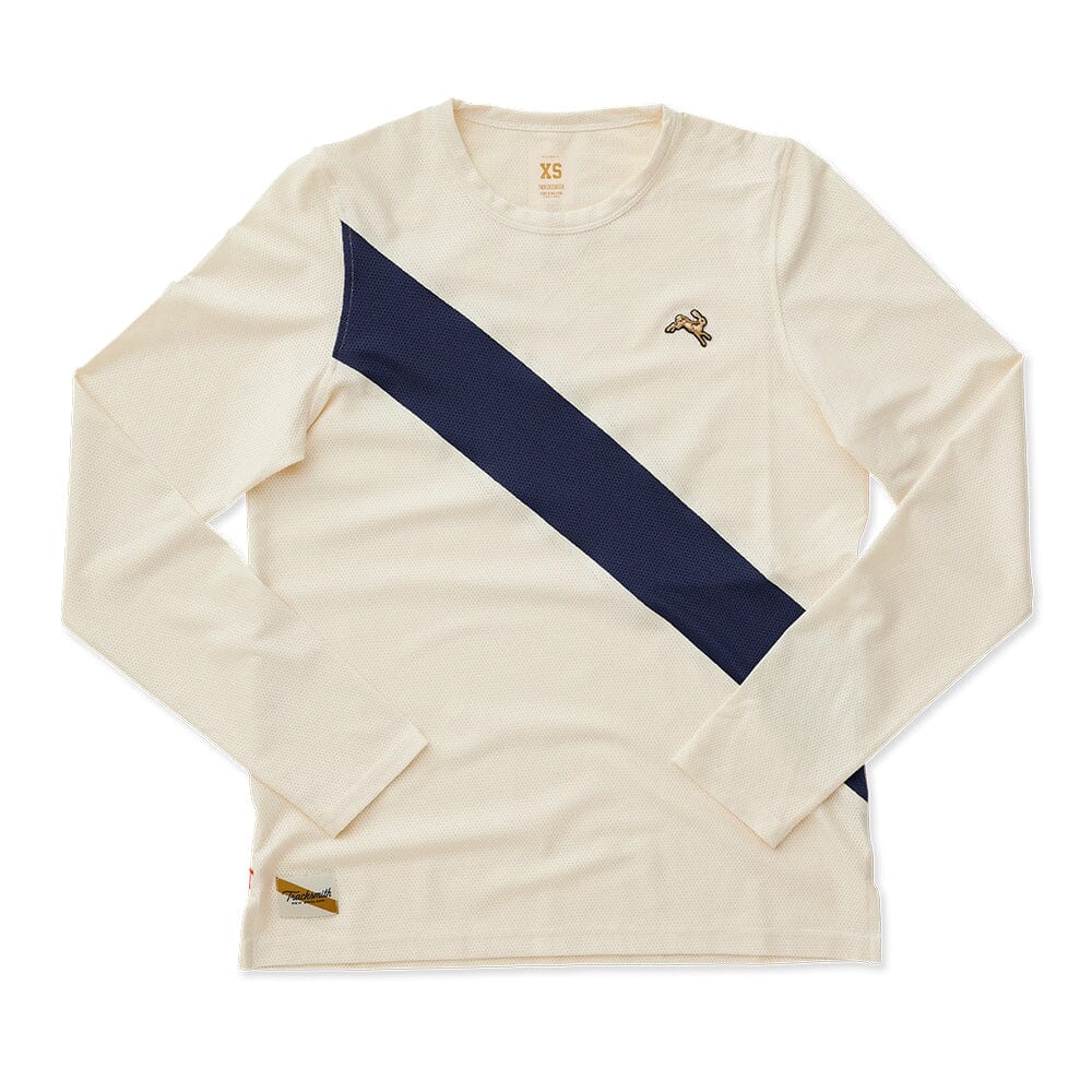 Tracksmith Women's Van Cortlandt Long Sleeve Running Shirt - Lightweight Breathable Performance Top for Cool Weather Training & Outdoor Activities