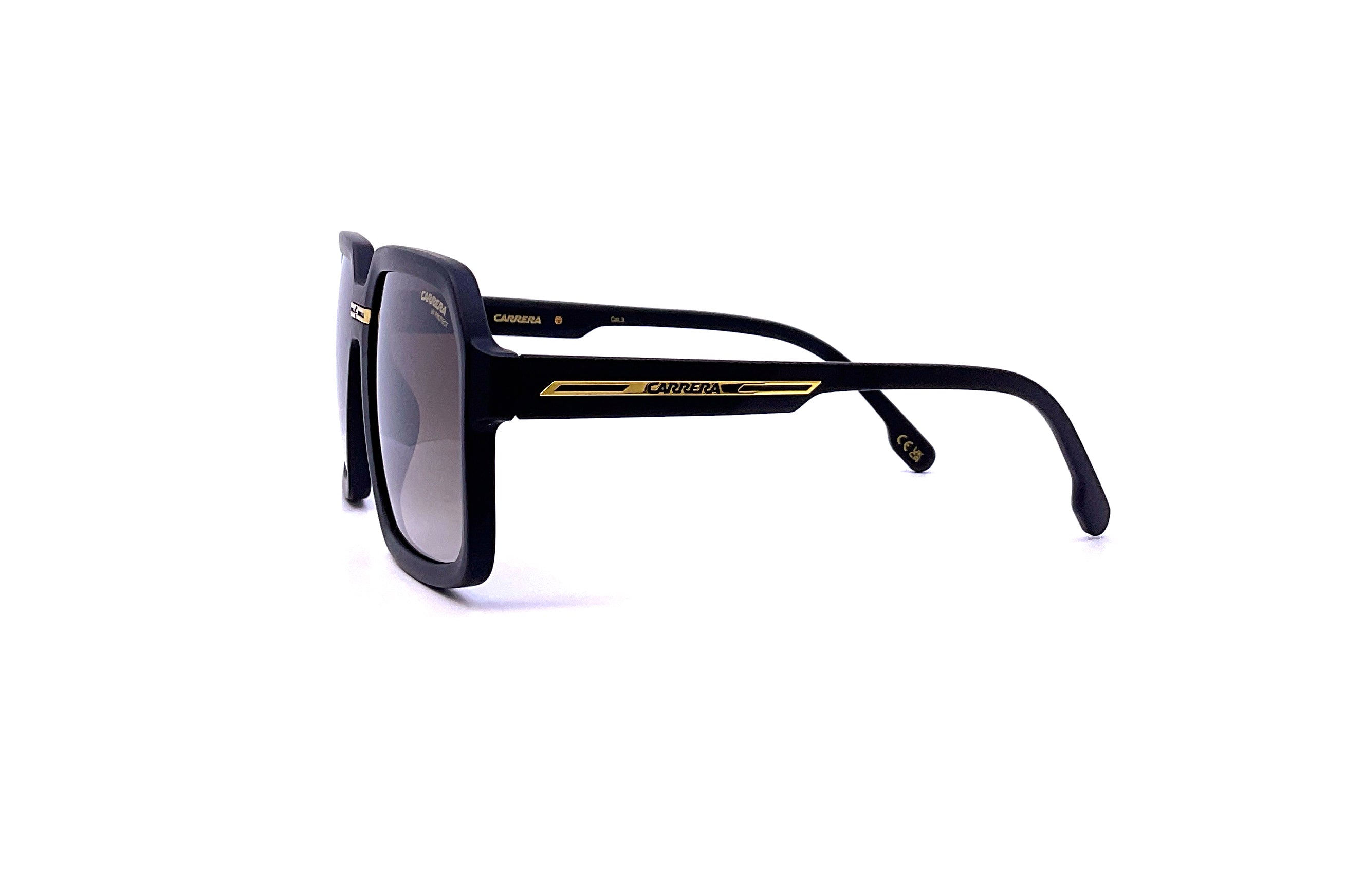 Carrera Victory C 08/S Matte Black Sunglasses - Polarized UV Protection Sports & Driving Shades for Men & Women - Perfect for Outdoor Activities, Cycling, and Beach Vacations