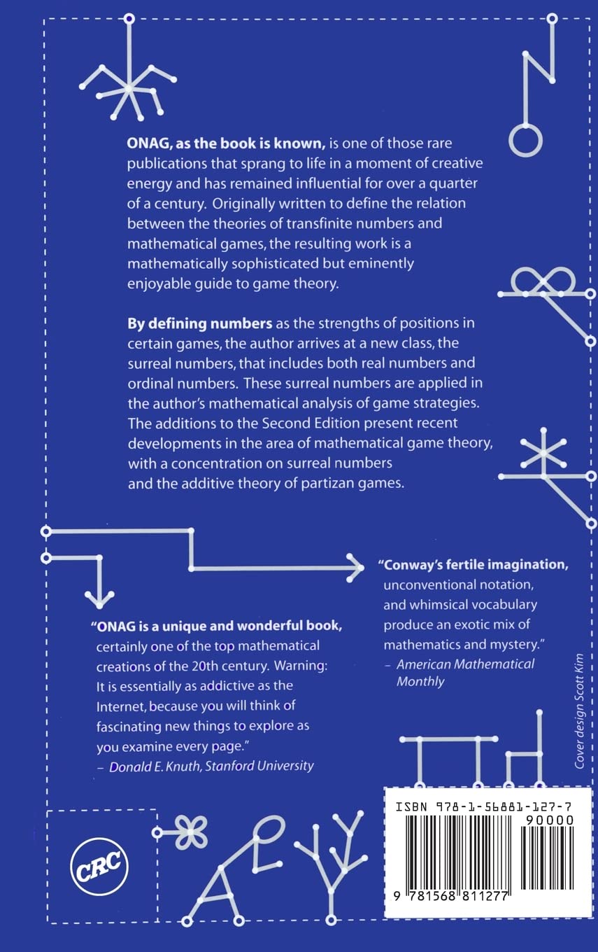 On Numbers and Games - Mathematical Strategy Book for Game Theory Enthusiasts | Perfect for Students, Researchers & Board Game Lovers